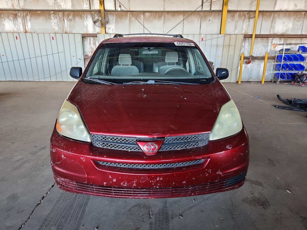 2004 Toyota Sienna Le 7 Passenger Бордовый vin: 5TDZA23CX4S197123