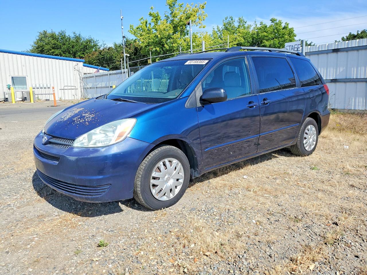 2005 Toyota Sienna Le 7 Passenger Blue vin: 5TDZA23CX5S223687