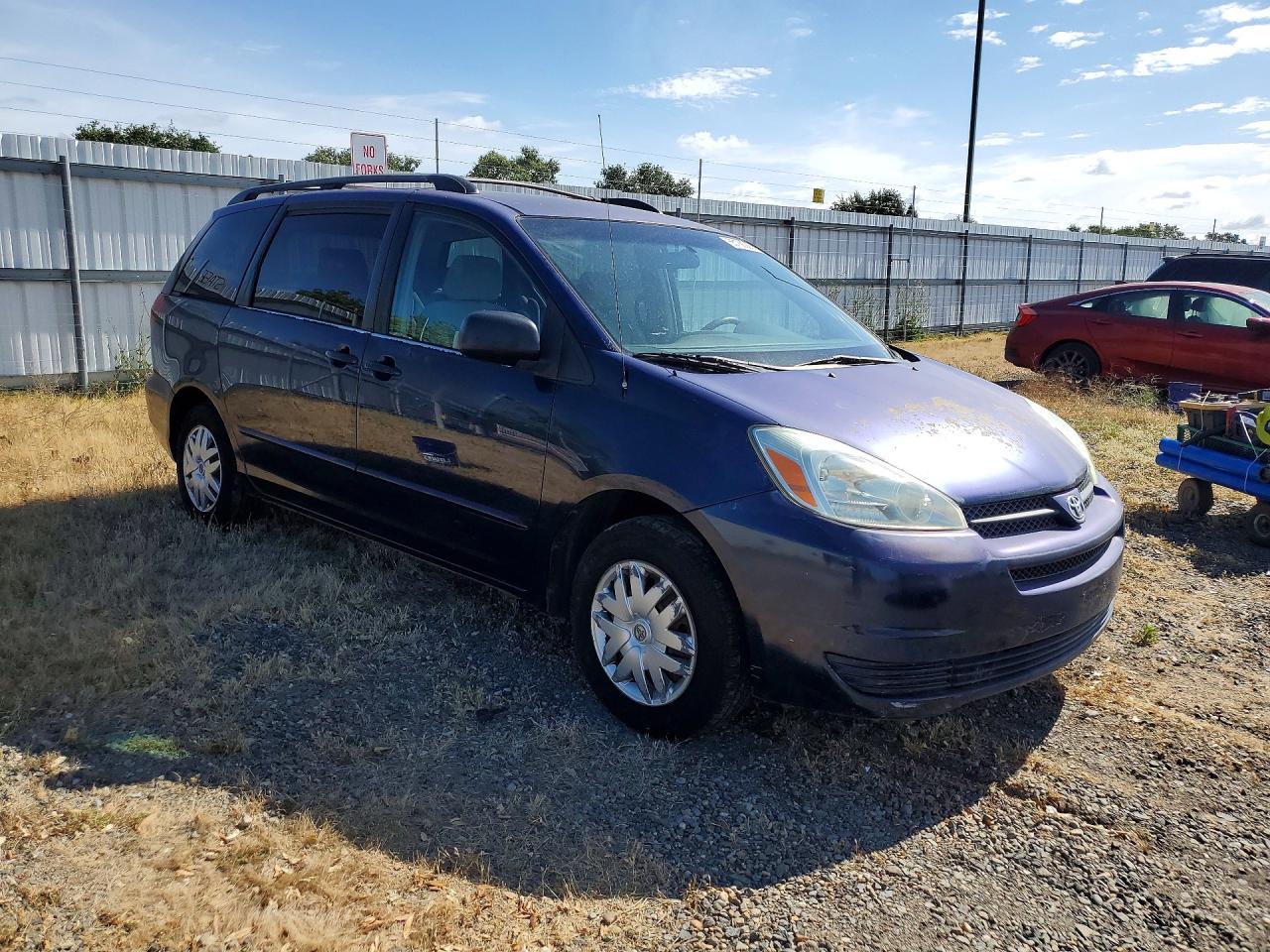 2005 Toyota Sienna Le 7 Passenger Blue vin: 5TDZA23CX5S223687