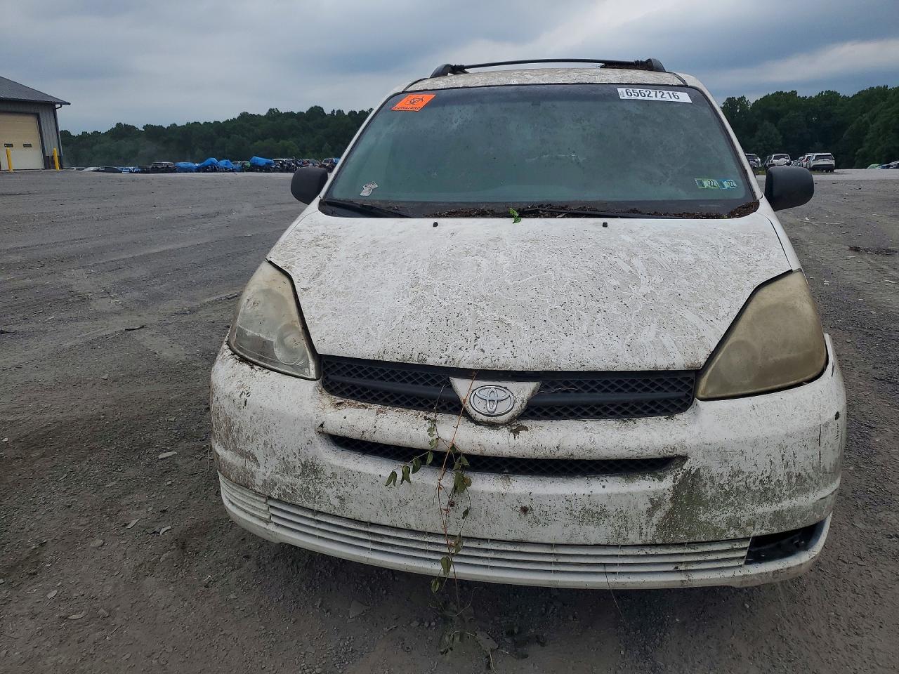 2005 Toyota Sienna Le 7 Passenger White vin: 5TDZA23CX5S255359