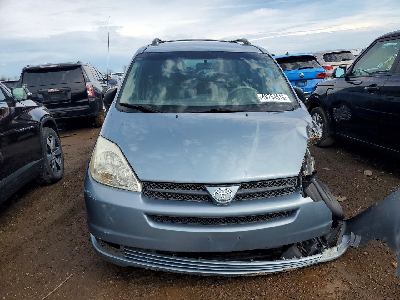 2005 Toyota Sienna Le 7 Passenger Silver vin: 5TDZA23CX5S267706