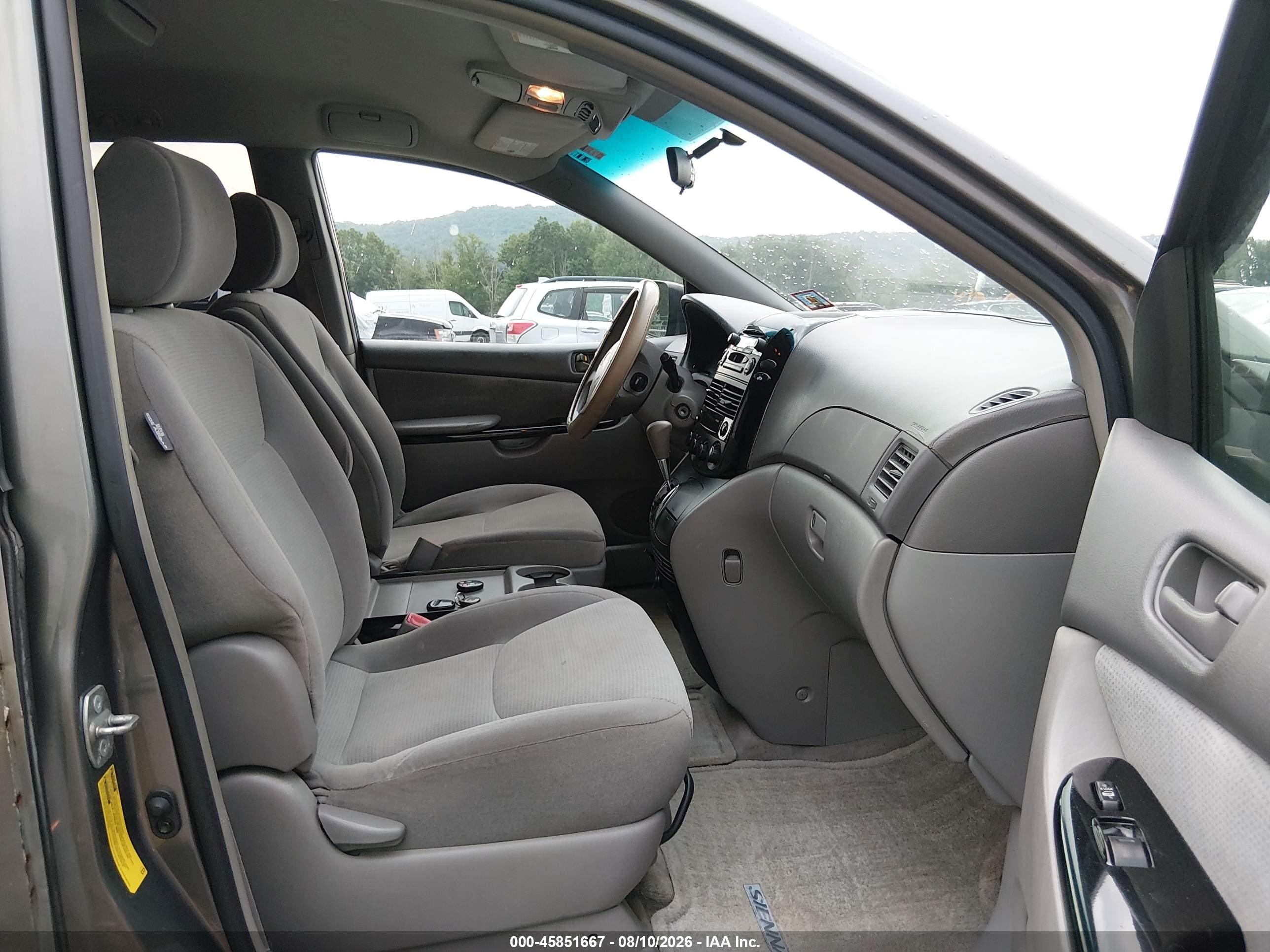 2005 Toyota Sienna Le Silver vin: 5TDZA23CX5S302714