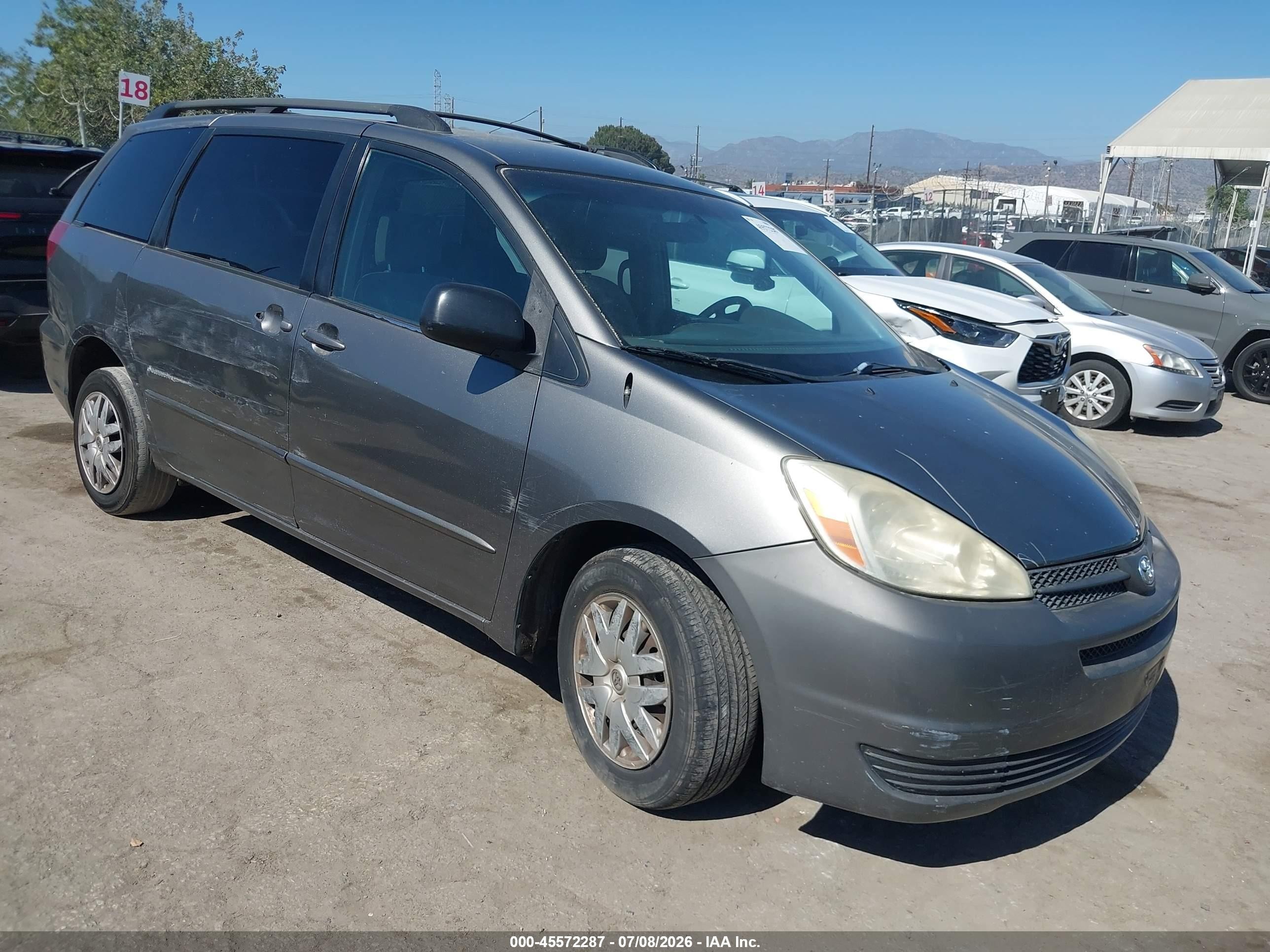 2005 Toyota Sienna Le Gray vin: 5TDZA23CX5S326172