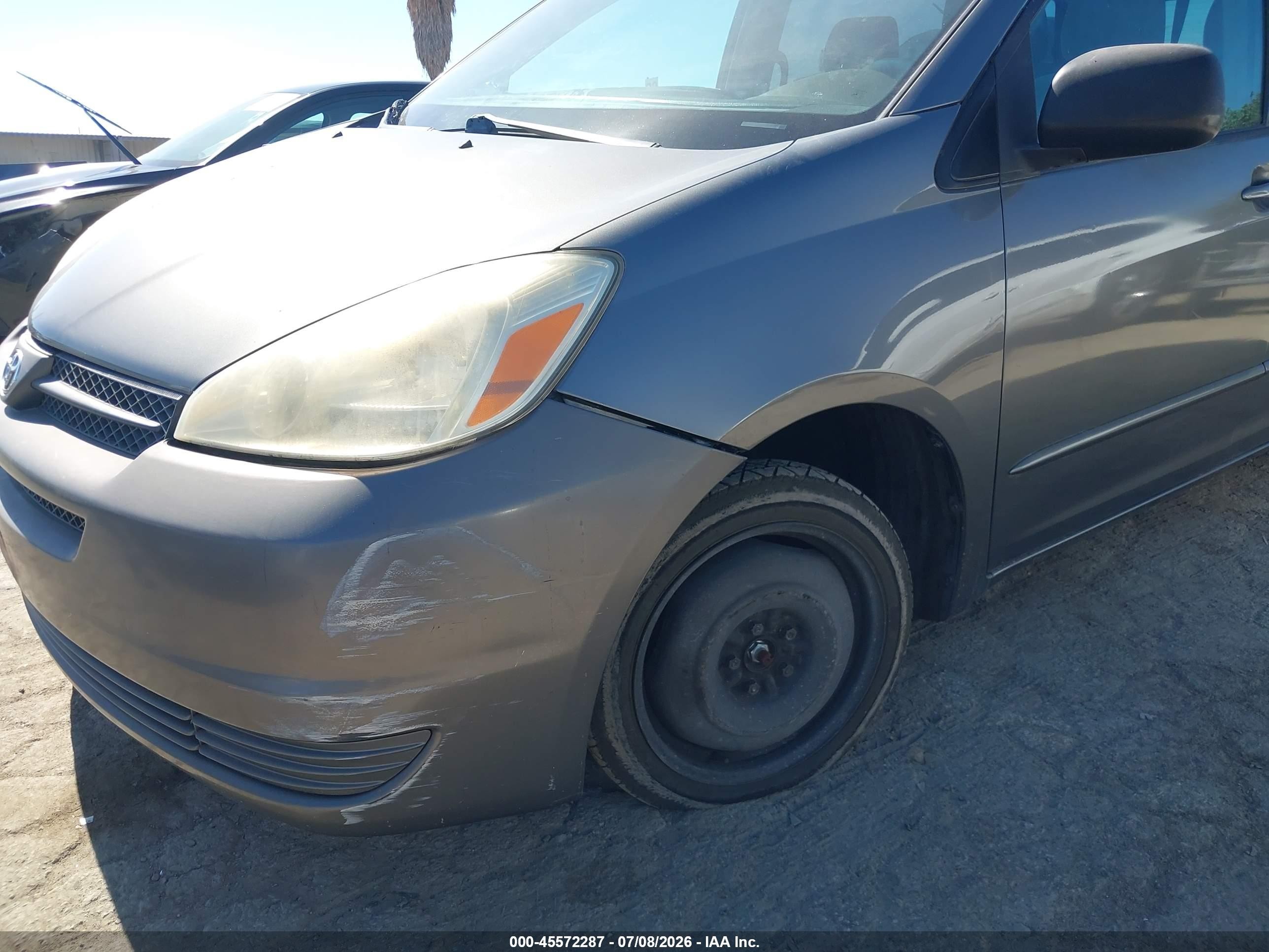 2005 Toyota Sienna Le Gray vin: 5TDZA23CX5S326172