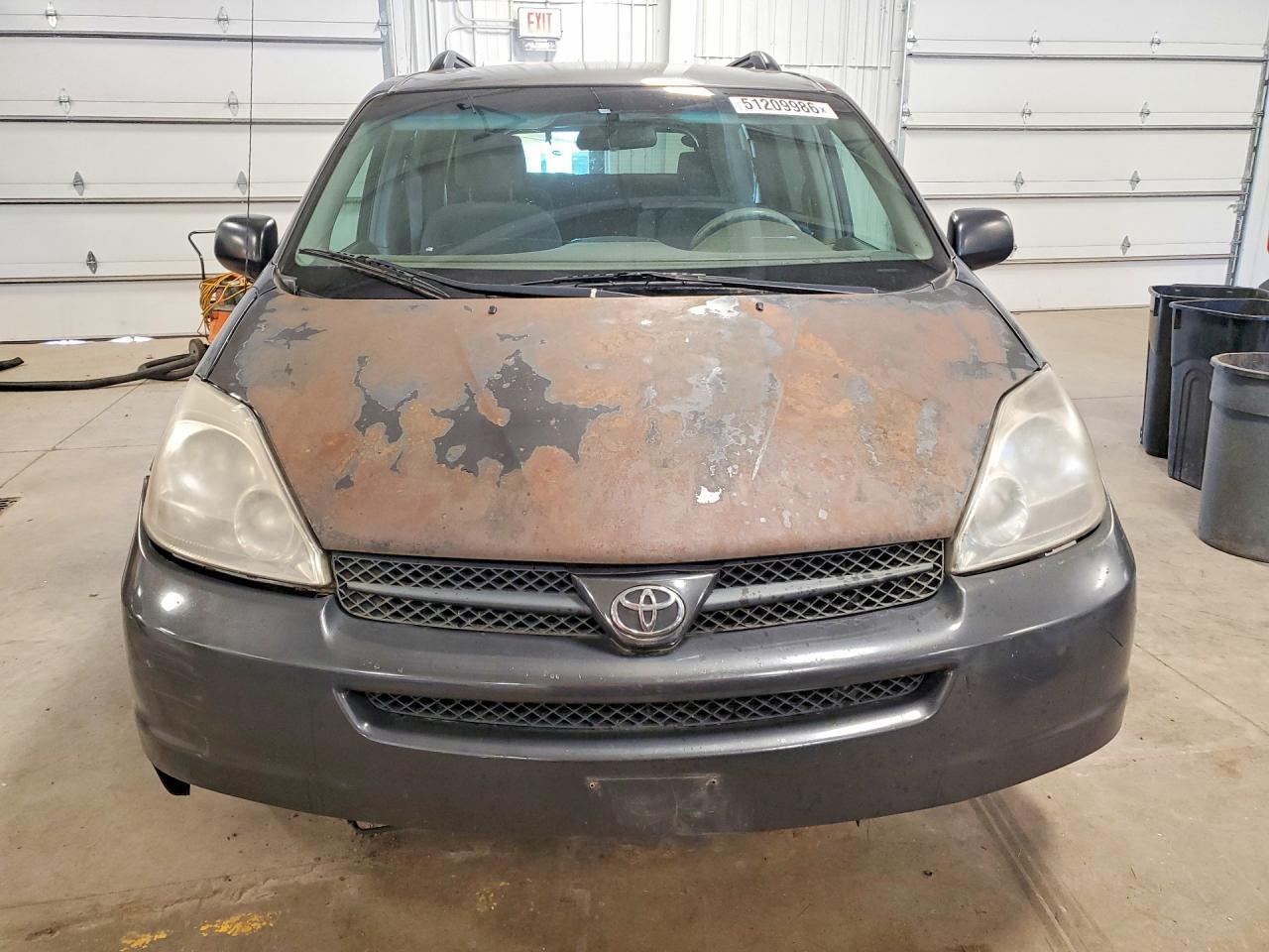2005 Toyota Sienna Le 8 Passenger Серый vin: 5TDZA23CX5S343053