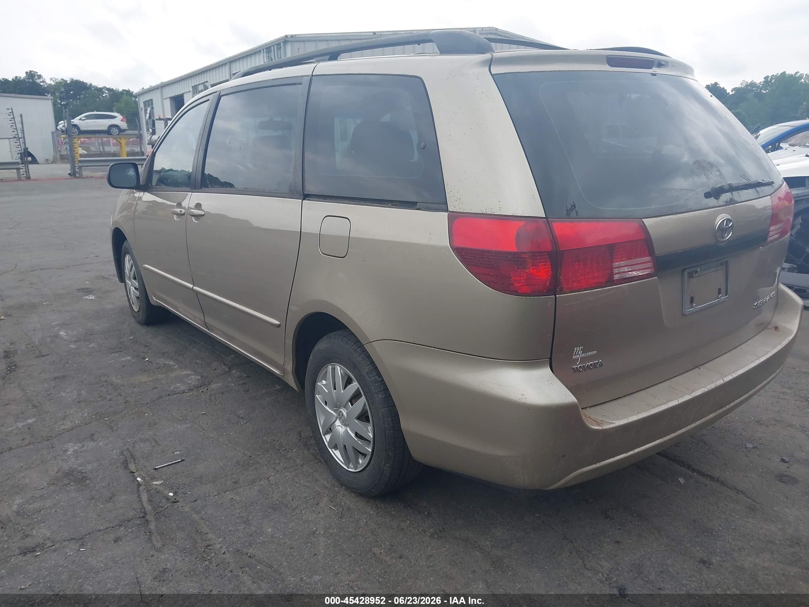 2005 Toyota Sienna Ce Gold vin: 5TDZA23CX5S363092