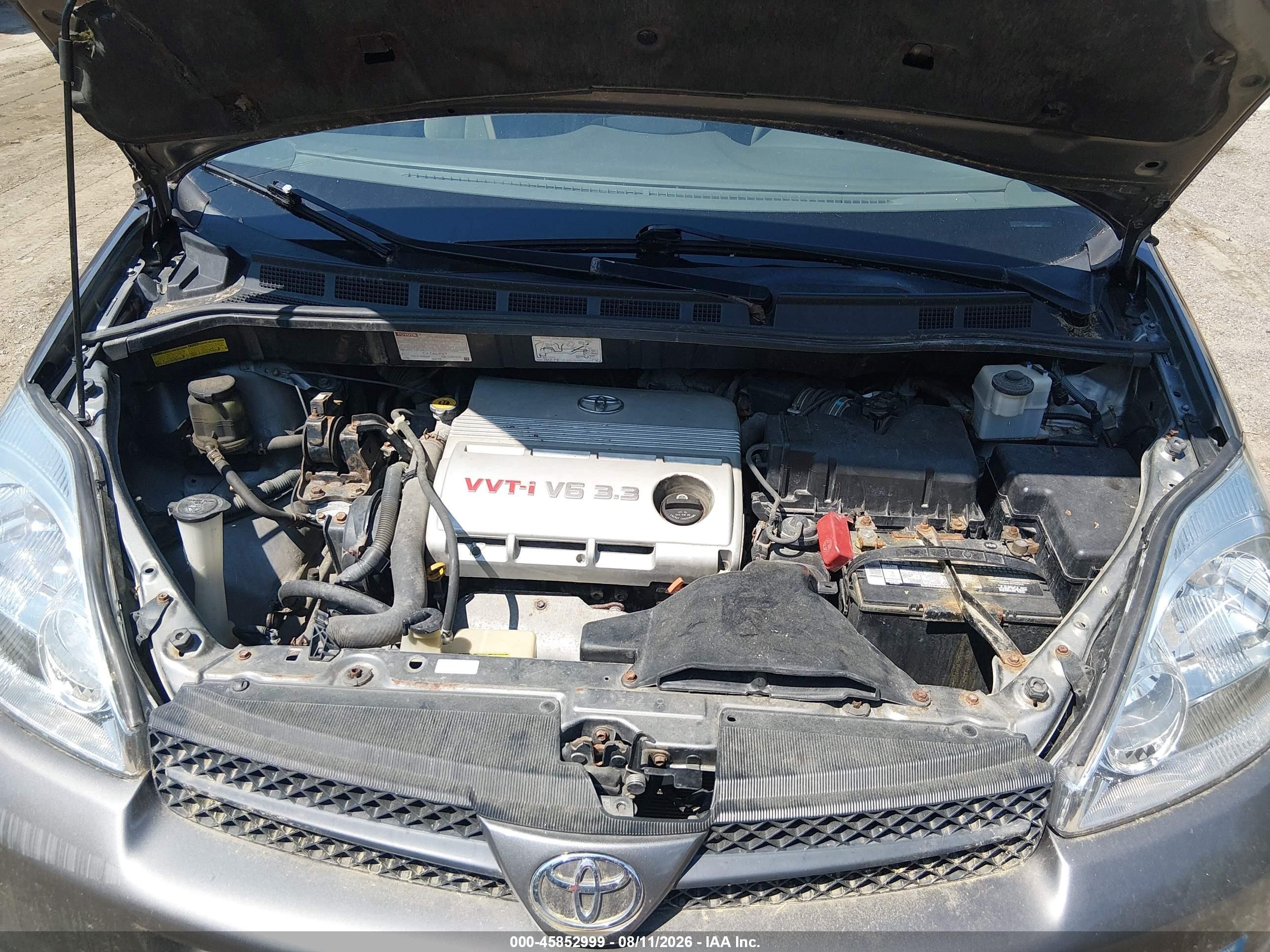 2005 Toyota Sienna Le Silver vin: 5TDZA23CX5S363920