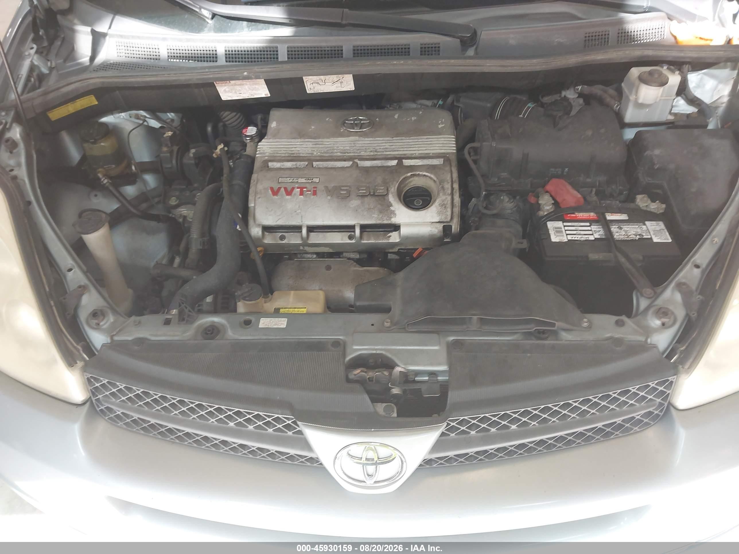 2005 Toyota Sienna Le Light Blue vin: 5TDZA23CX5S380734