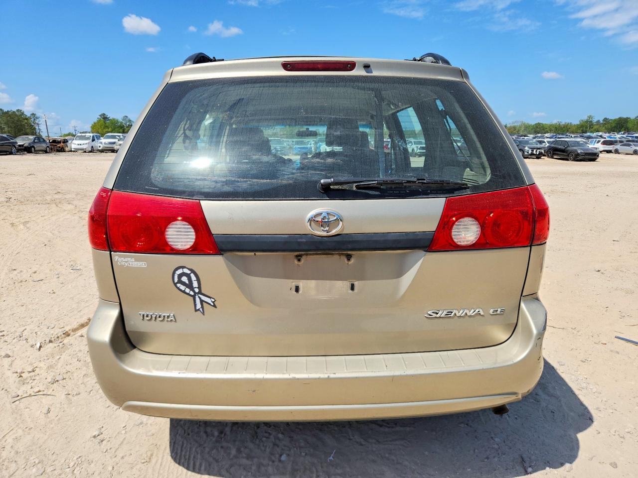 2006 Toyota Sienna Ce 7 Passenger Желто-коричневый vin: 5TDZA23CX6S405830