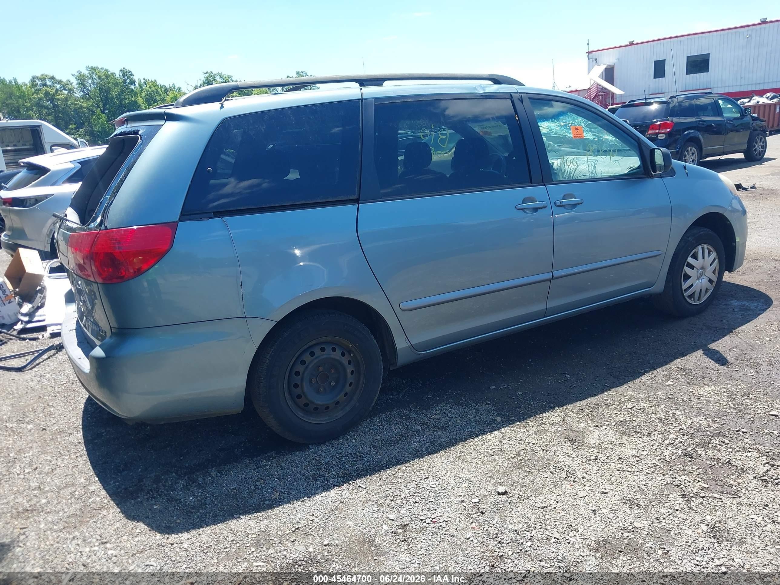 2006 Toyota Sienna Le Light Blue vin: 5TDZA23CX6S424040