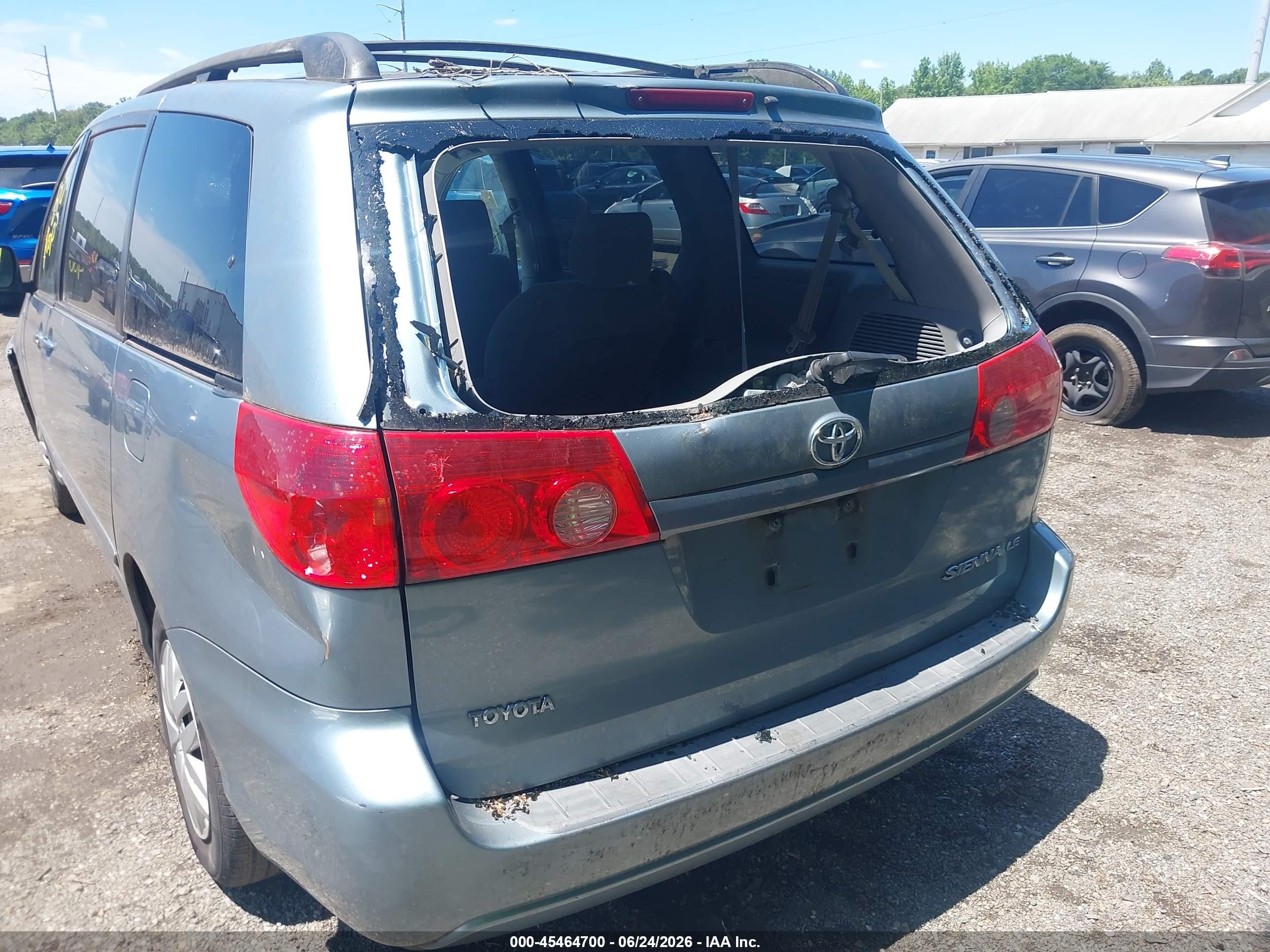 2006 Toyota Sienna Le Light Blue vin: 5TDZA23CX6S424040