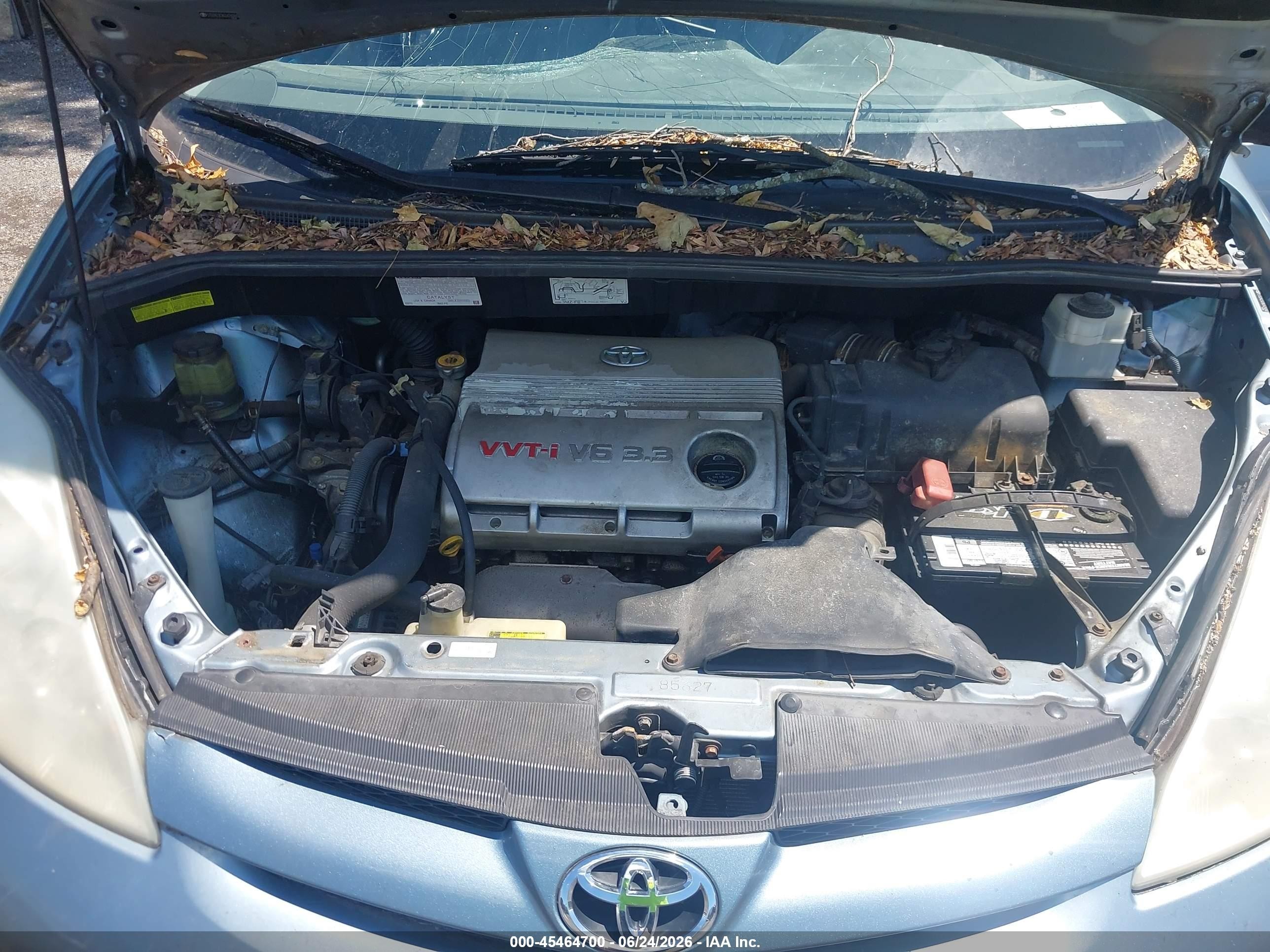 2006 Toyota Sienna Le Light Blue vin: 5TDZA23CX6S424040