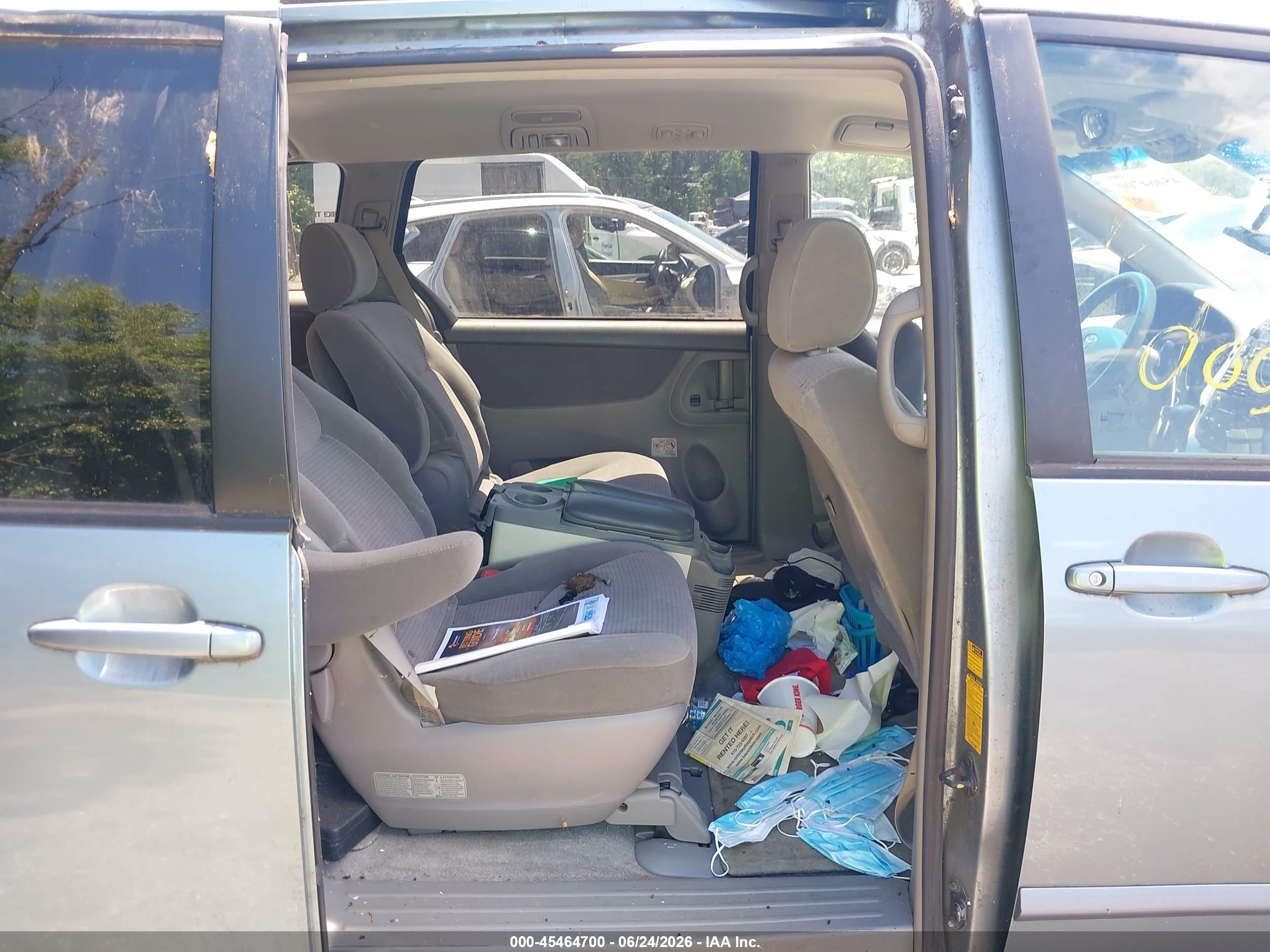 2006 Toyota Sienna Le Light Blue vin: 5TDZA23CX6S424040