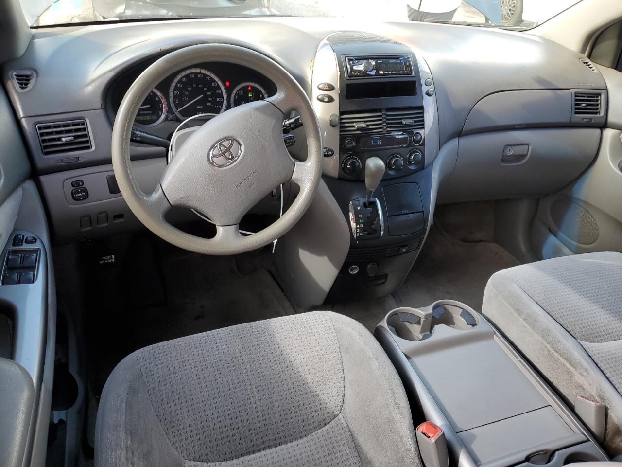 2006 Toyota Sienna Ce Blue vin: 5TDZA23CX6S444675