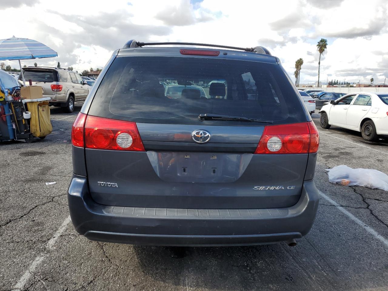 2006 Toyota Sienna Ce Blue vin: 5TDZA23CX6S444675