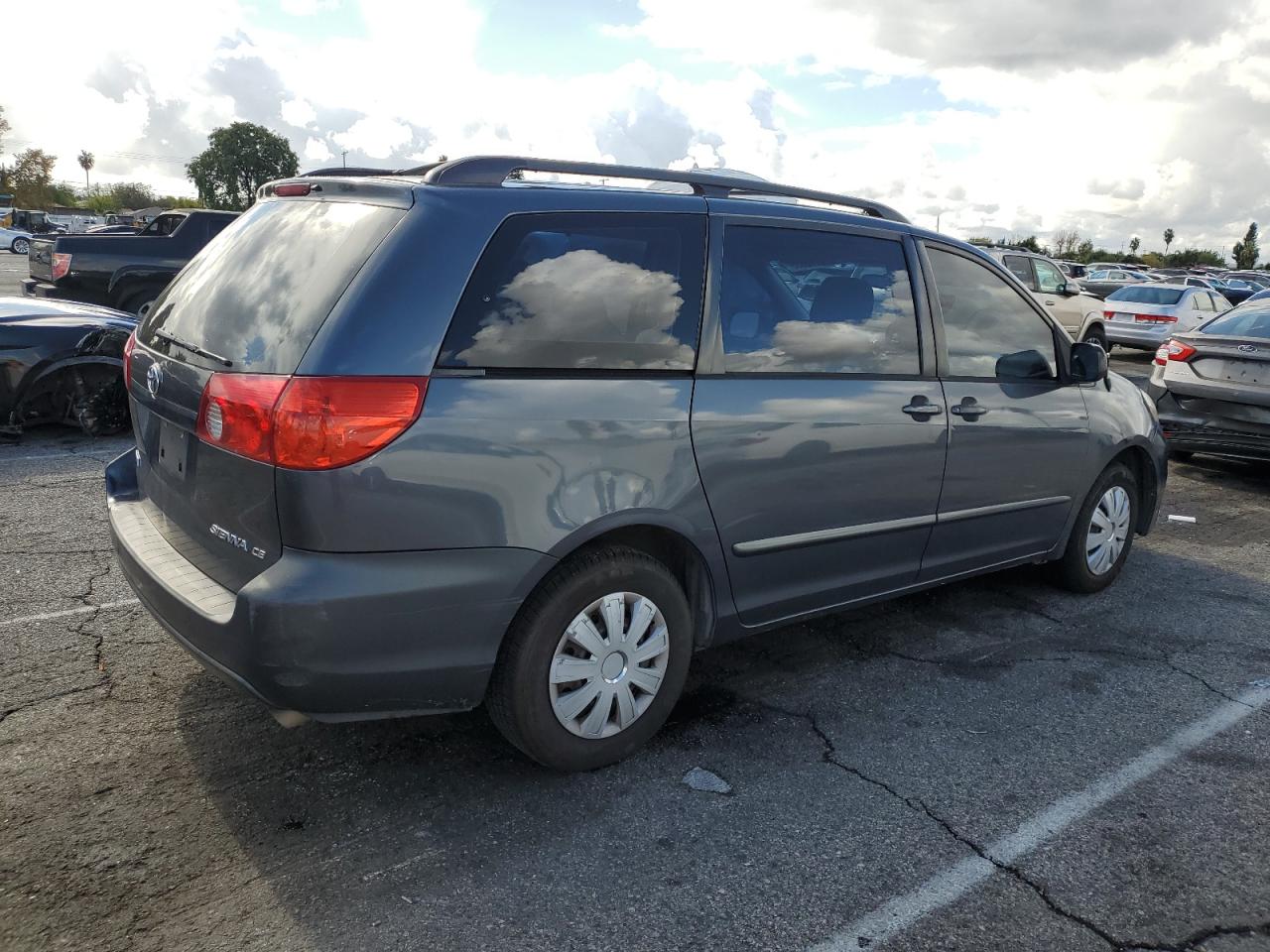 2006 Toyota Sienna Ce Blue vin: 5TDZA23CX6S444675