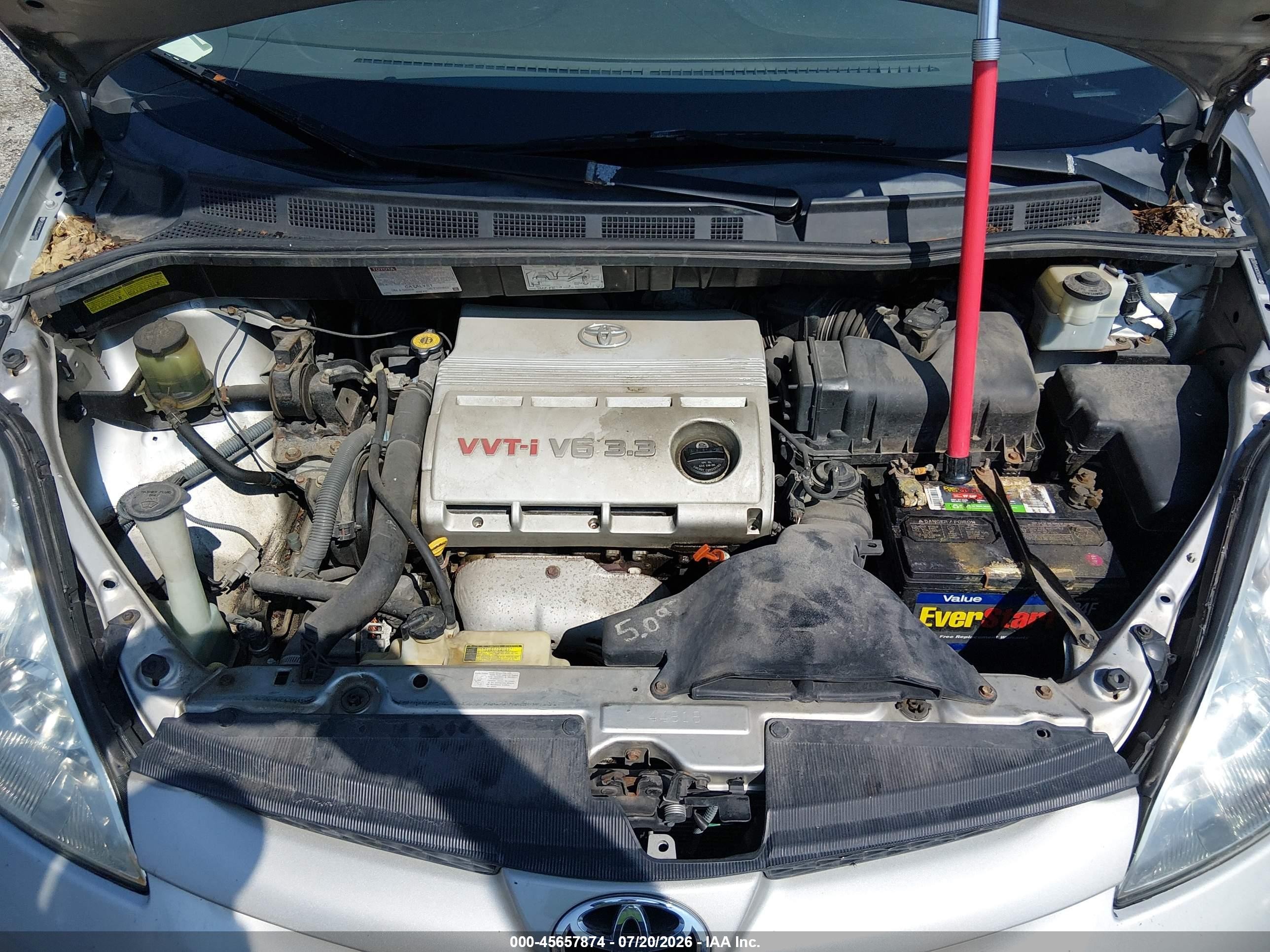 2006 Toyota Sienna Le Silver vin: 5TDZA23CX6S449925