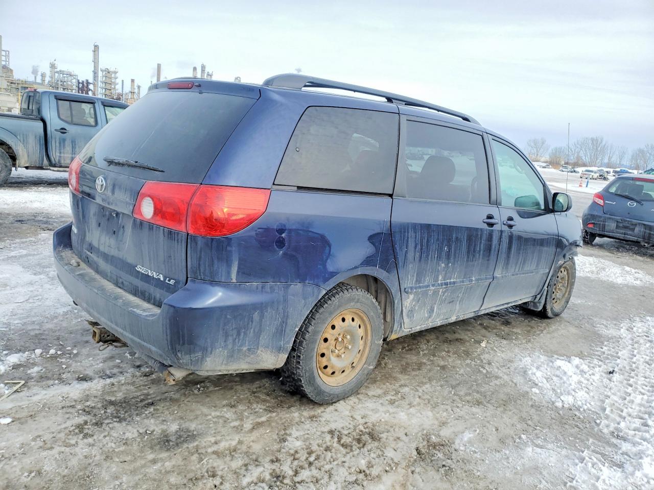 2006 Toyota Sienna Ce Blue vin: 5TDZA23CX6S509086