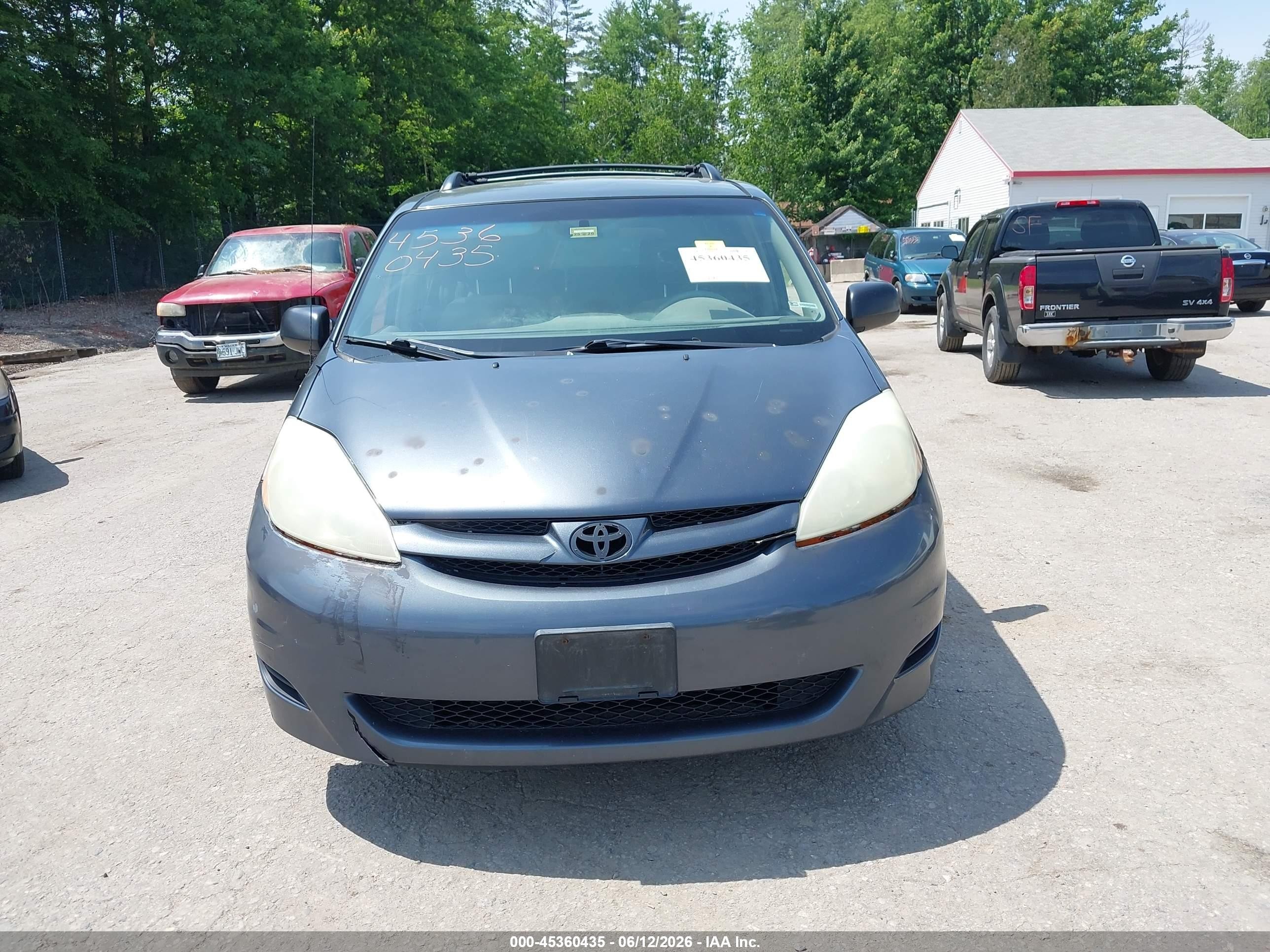 2006 Toyota Sienna Le Серый vin: 5TDZA23CX6S530746