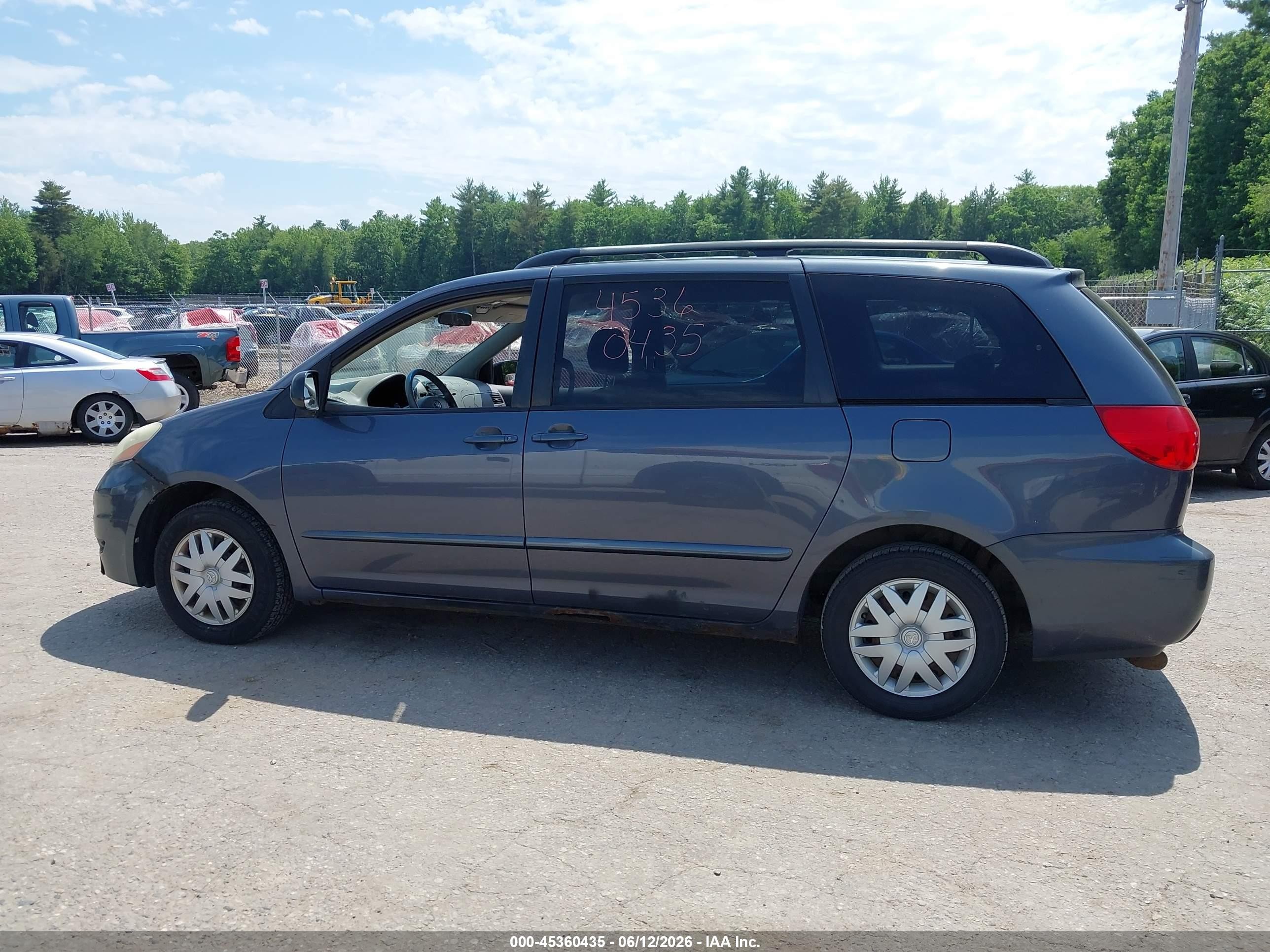 2006 Toyota Sienna Le Серый vin: 5TDZA23CX6S530746
