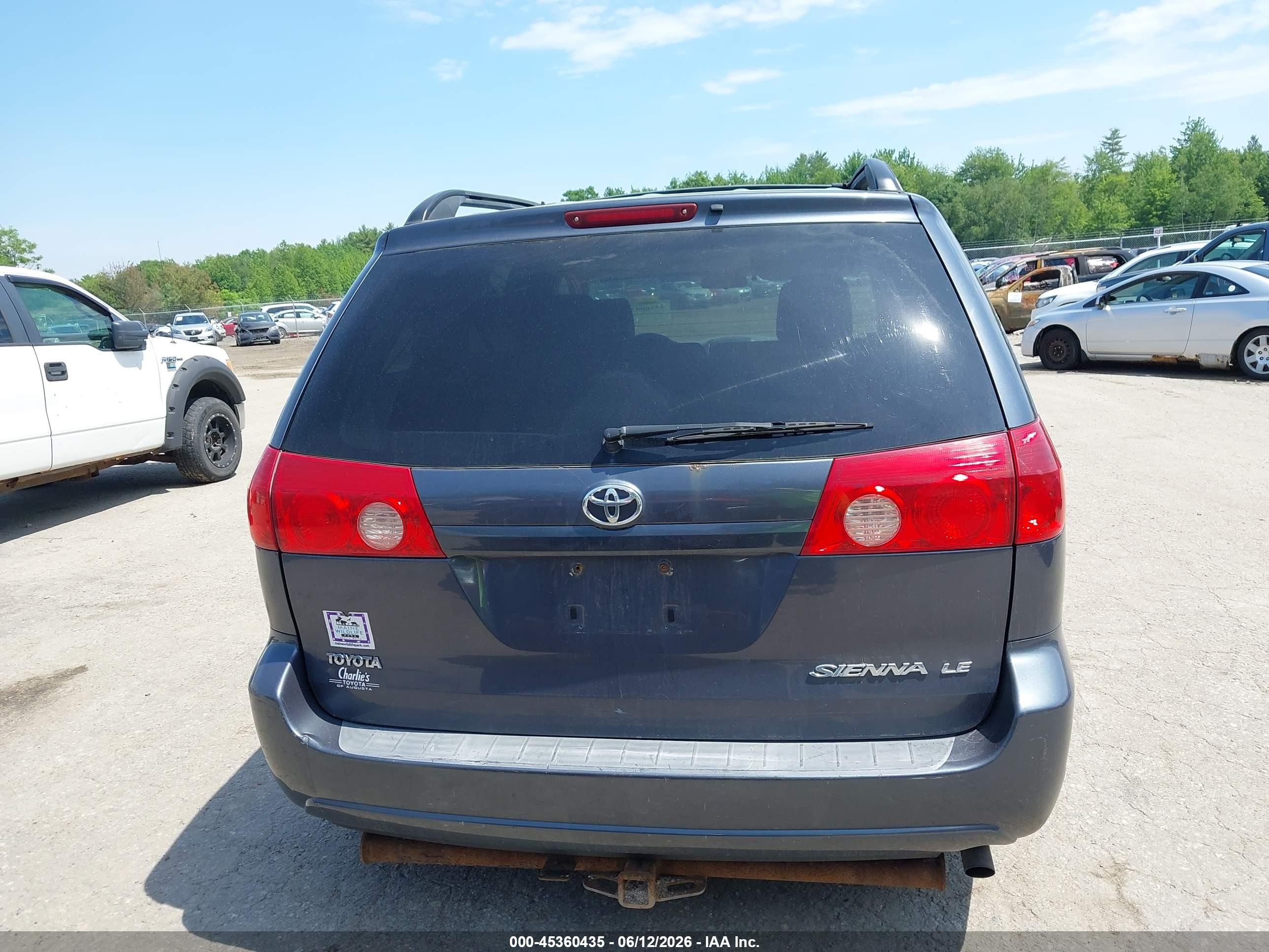 2006 Toyota Sienna Le Серый vin: 5TDZA23CX6S530746