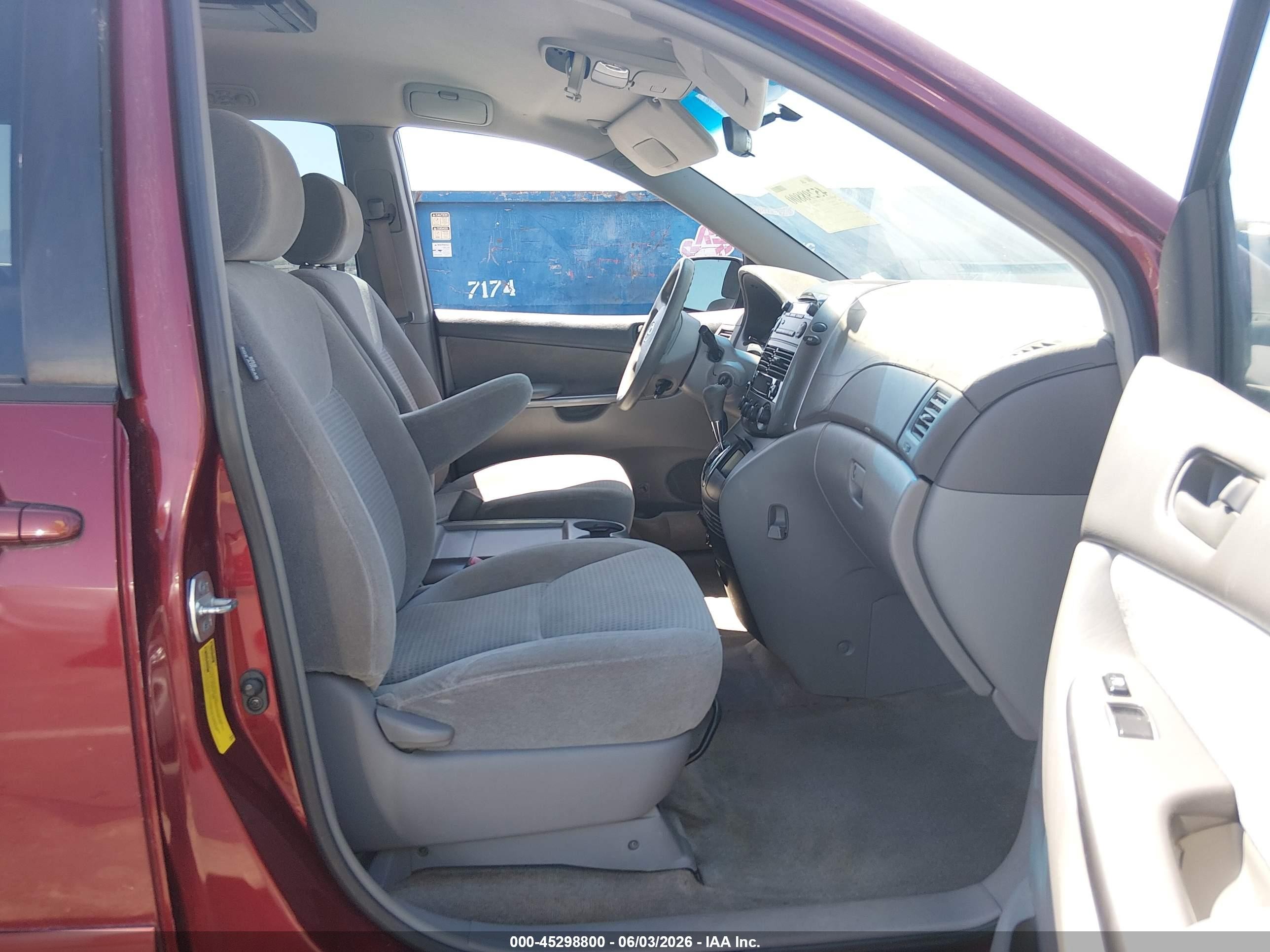 2006 Toyota Sienna Ce Red vin: 5TDZA23CX6S540354