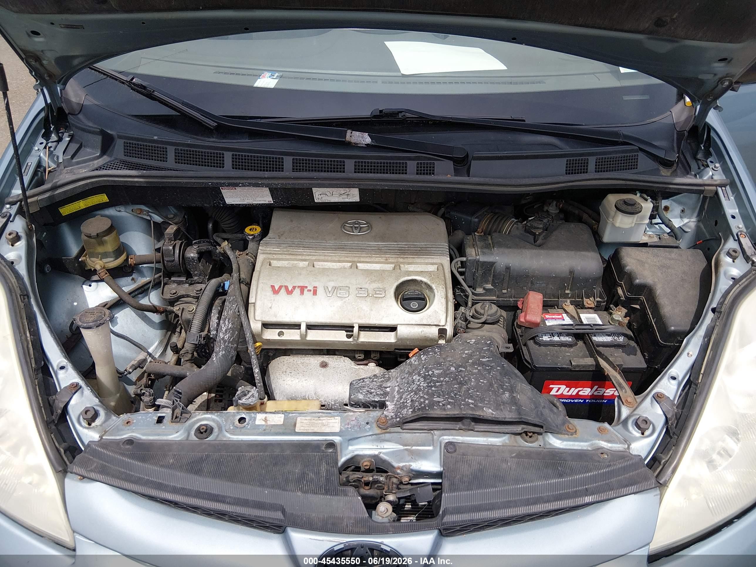 2006 Toyota Sienna Le Blue vin: 5TDZA23CX6S550835