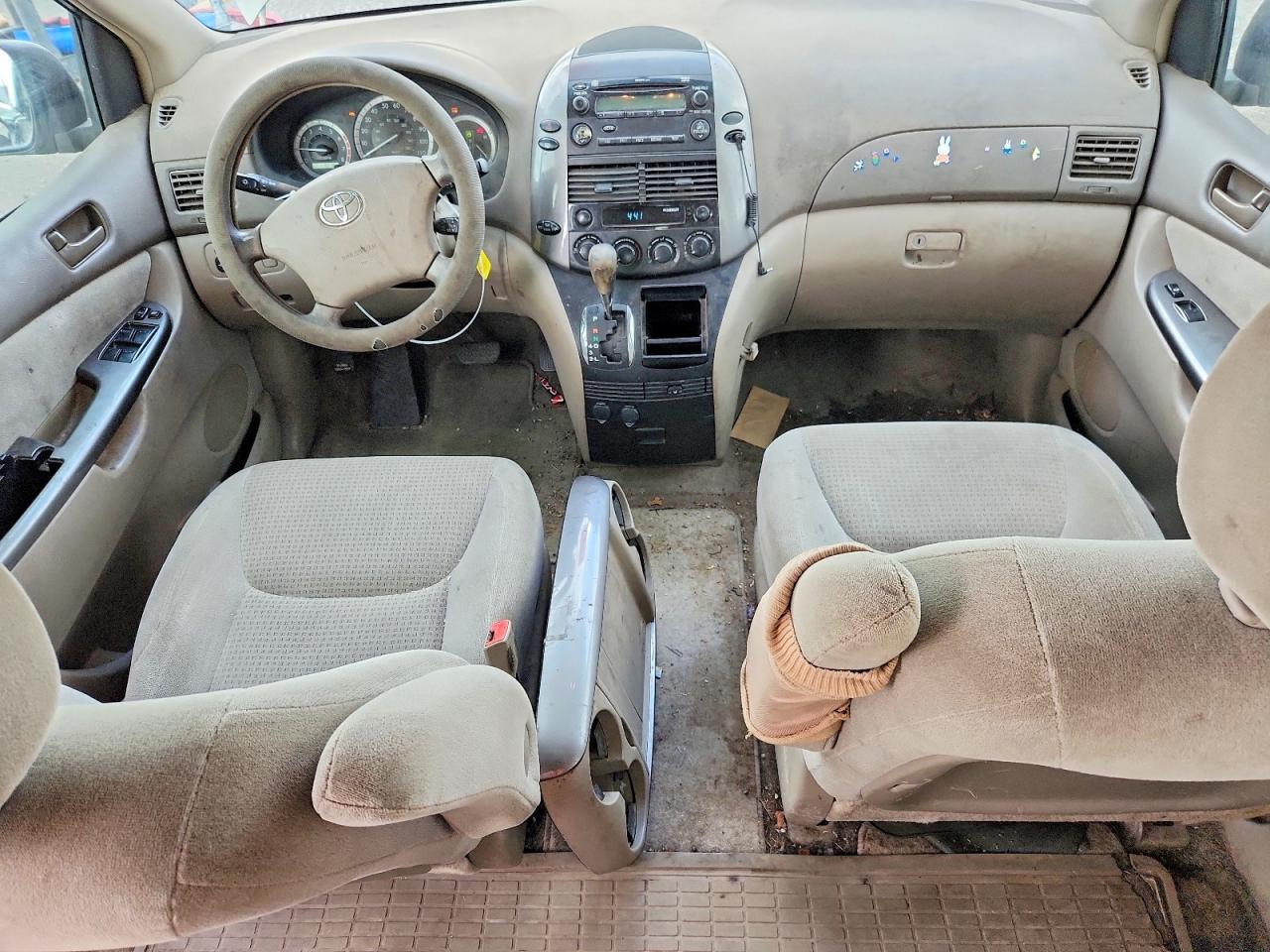 2006 Toyota Sienna Ce 8 Passenger Желто-коричневый vin: 5TDZA23CX6S565173
