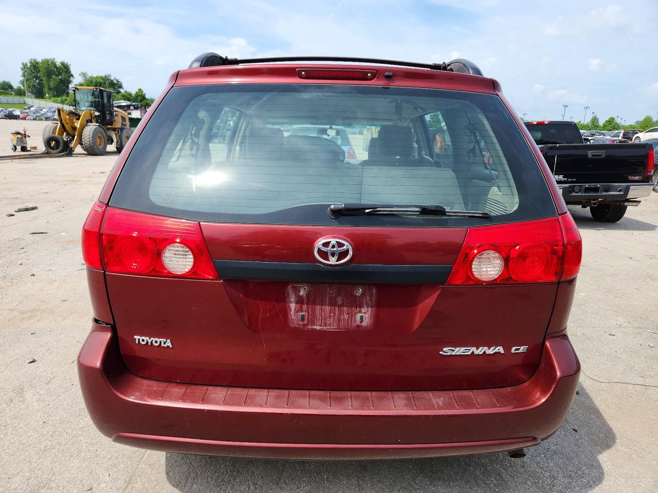 2006 Toyota Sienna Ce 7 Passenger Бордовый vin: 5TDZA23CX6S584676