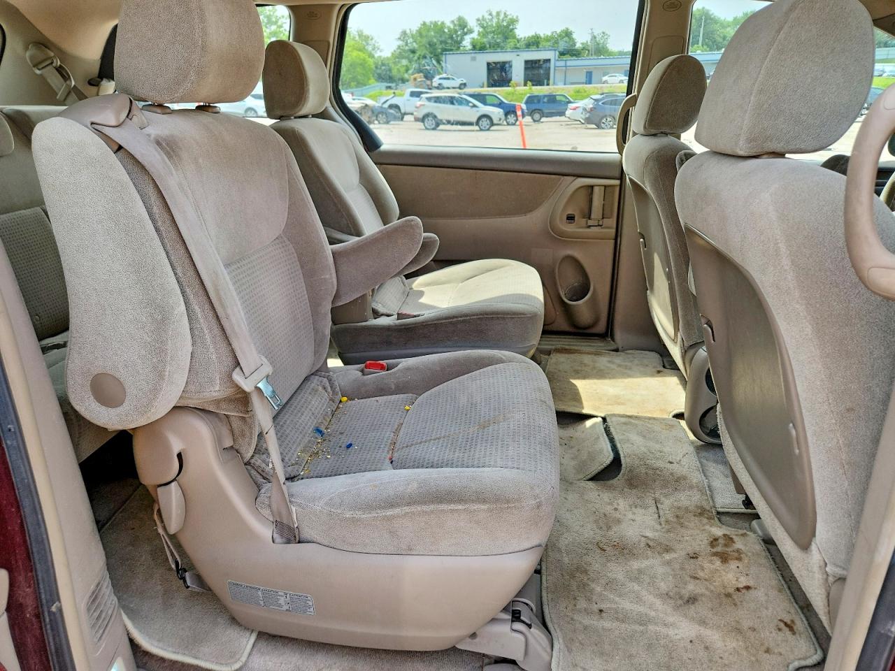 2006 Toyota Sienna Ce 7 Passenger Бордовый vin: 5TDZA23CX6S584676