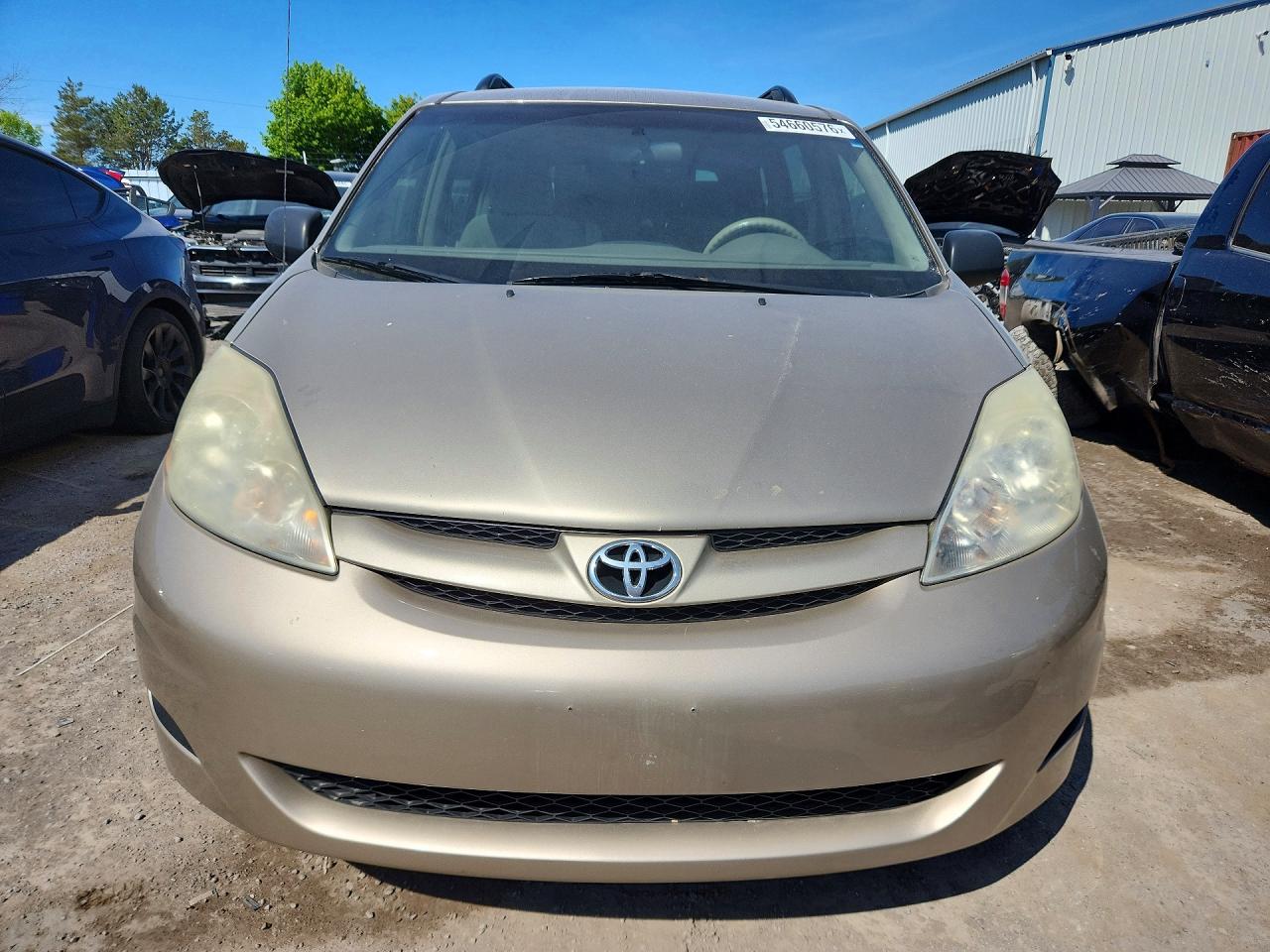 2006 Toyota Sienna Ce Brown vin: 5TDZA29C36S410181