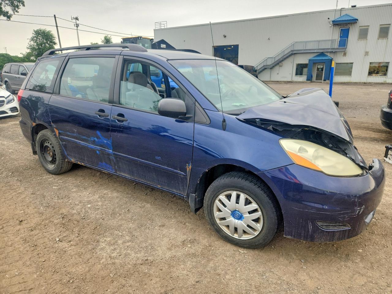 2006 Toyota Sienna Ce Blue vin: 5TDZA29C36S486502