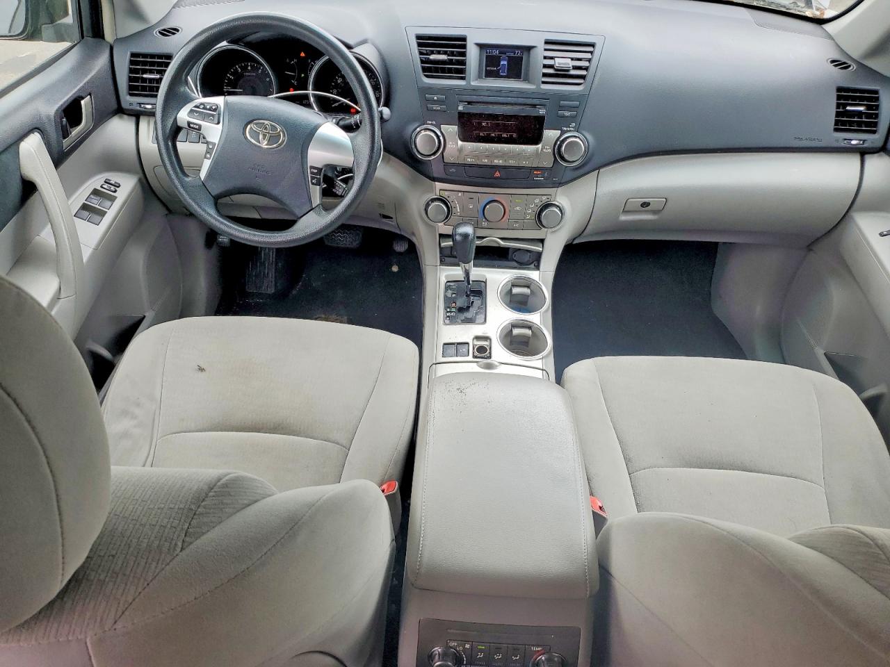2012 Toyota Highlander Base Gray vin: 5TDZA3EH0CS022277
