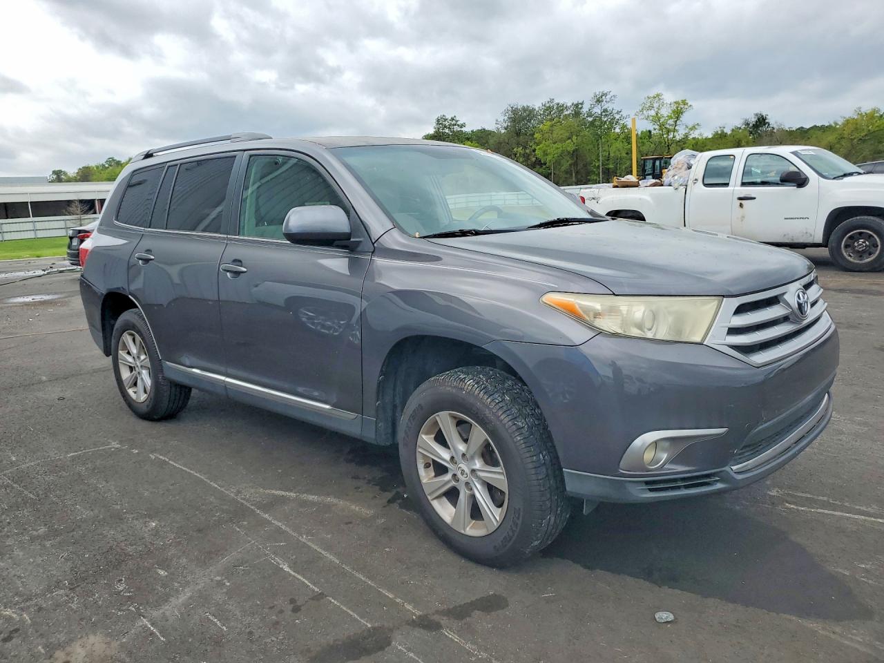 2012 Toyota Highlander Base Gray vin: 5TDZA3EH0CS022277
