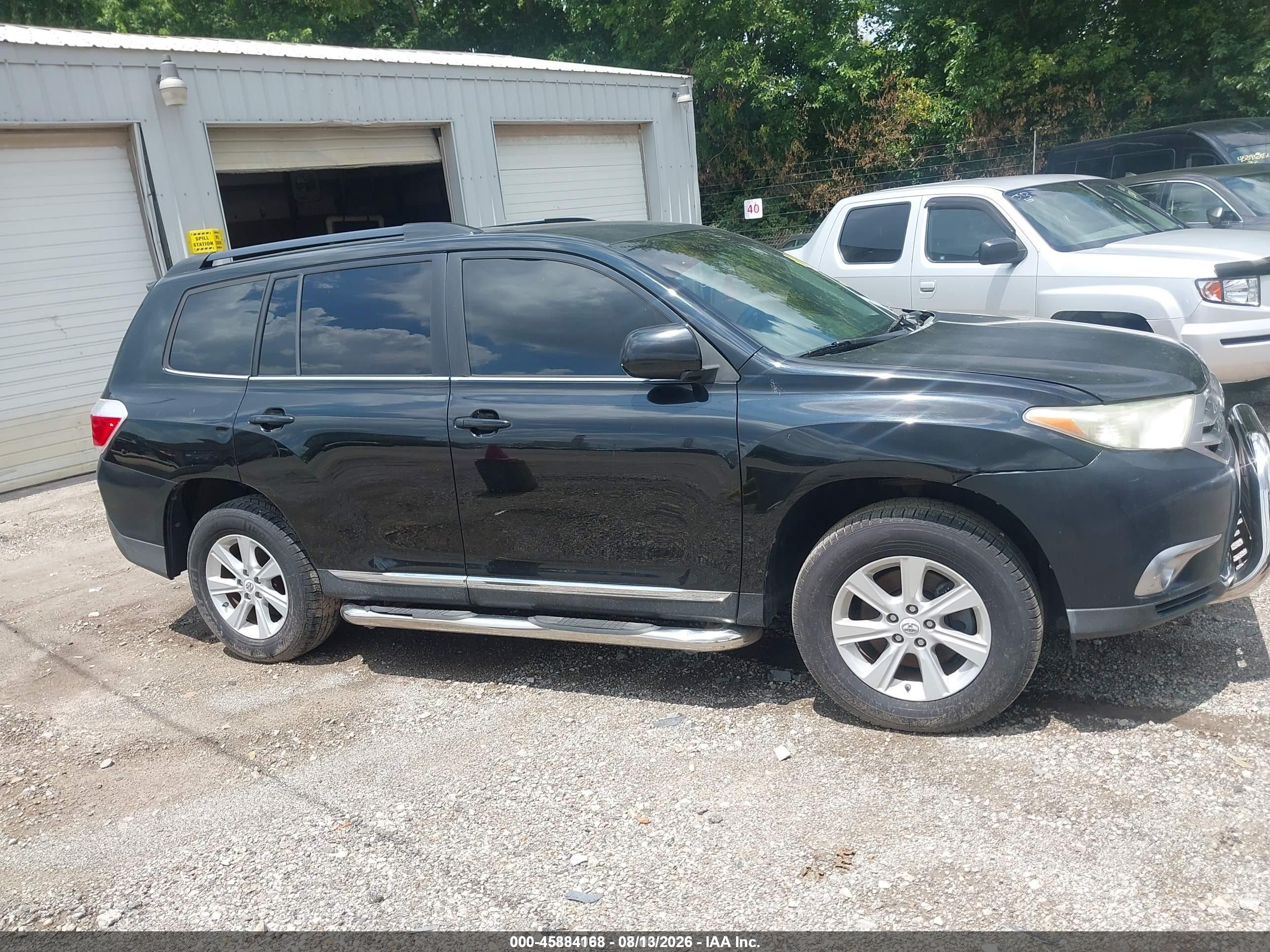 2011 Toyota Highlander Black vin: 5TDZA3EH1BS013537