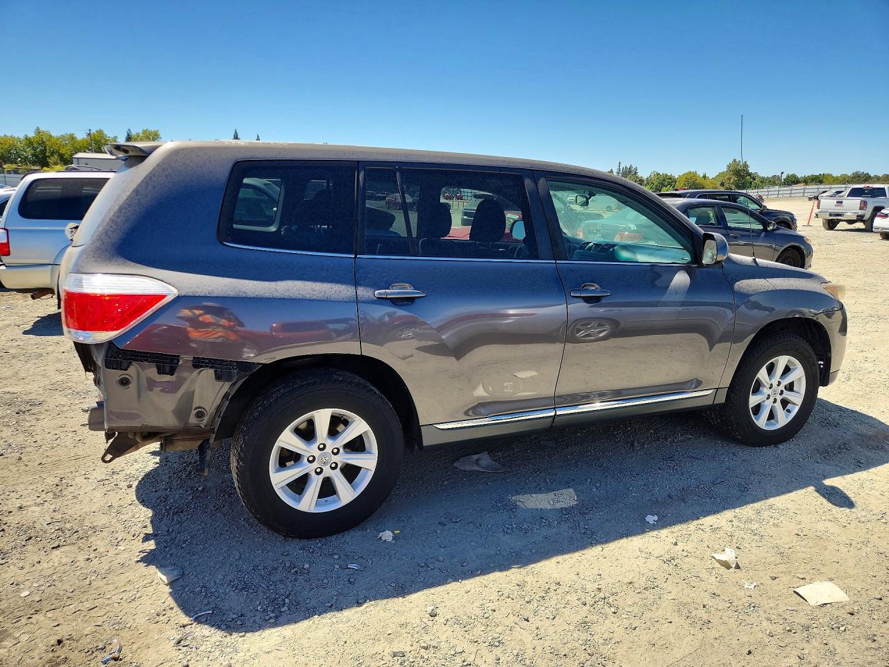 2012 Toyota Highlander Base Gray vin: 5TDZA3EH2CS020479