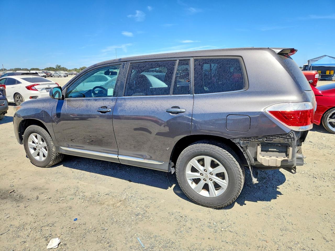 2012 Toyota Highlander Base Gray vin: 5TDZA3EH2CS020479