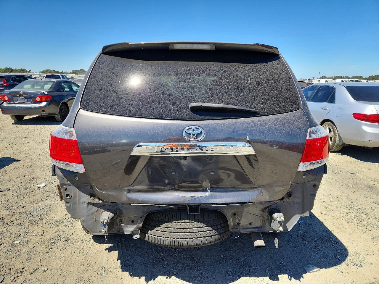 2012 Toyota Highlander Base Gray vin: 5TDZA3EH2CS020479
