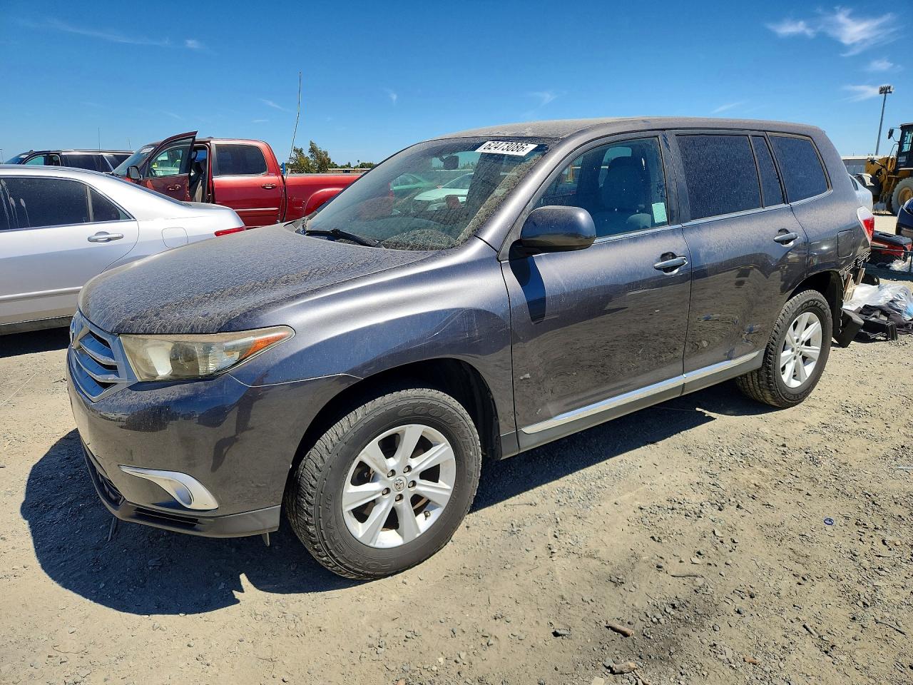 2012 Toyota Highlander Base Gray vin: 5TDZA3EH2CS020479