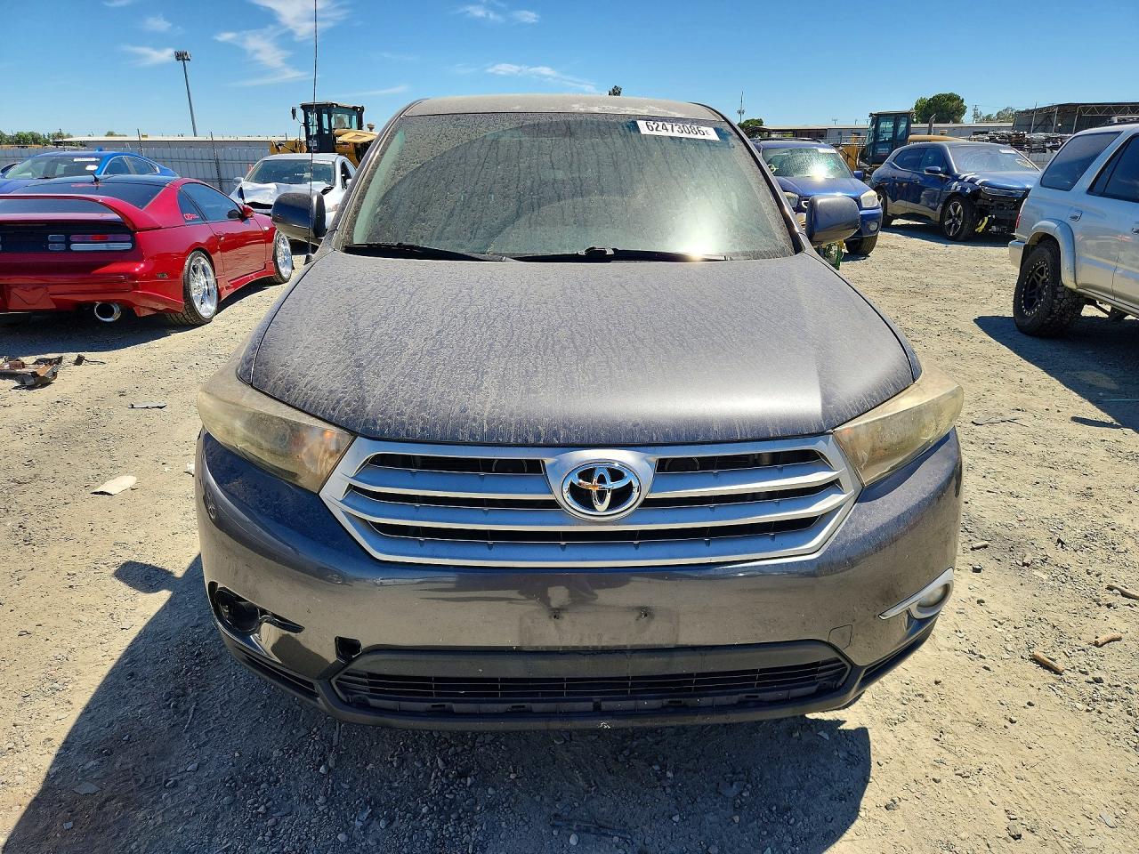 2012 Toyota Highlander Base Gray vin: 5TDZA3EH2CS020479