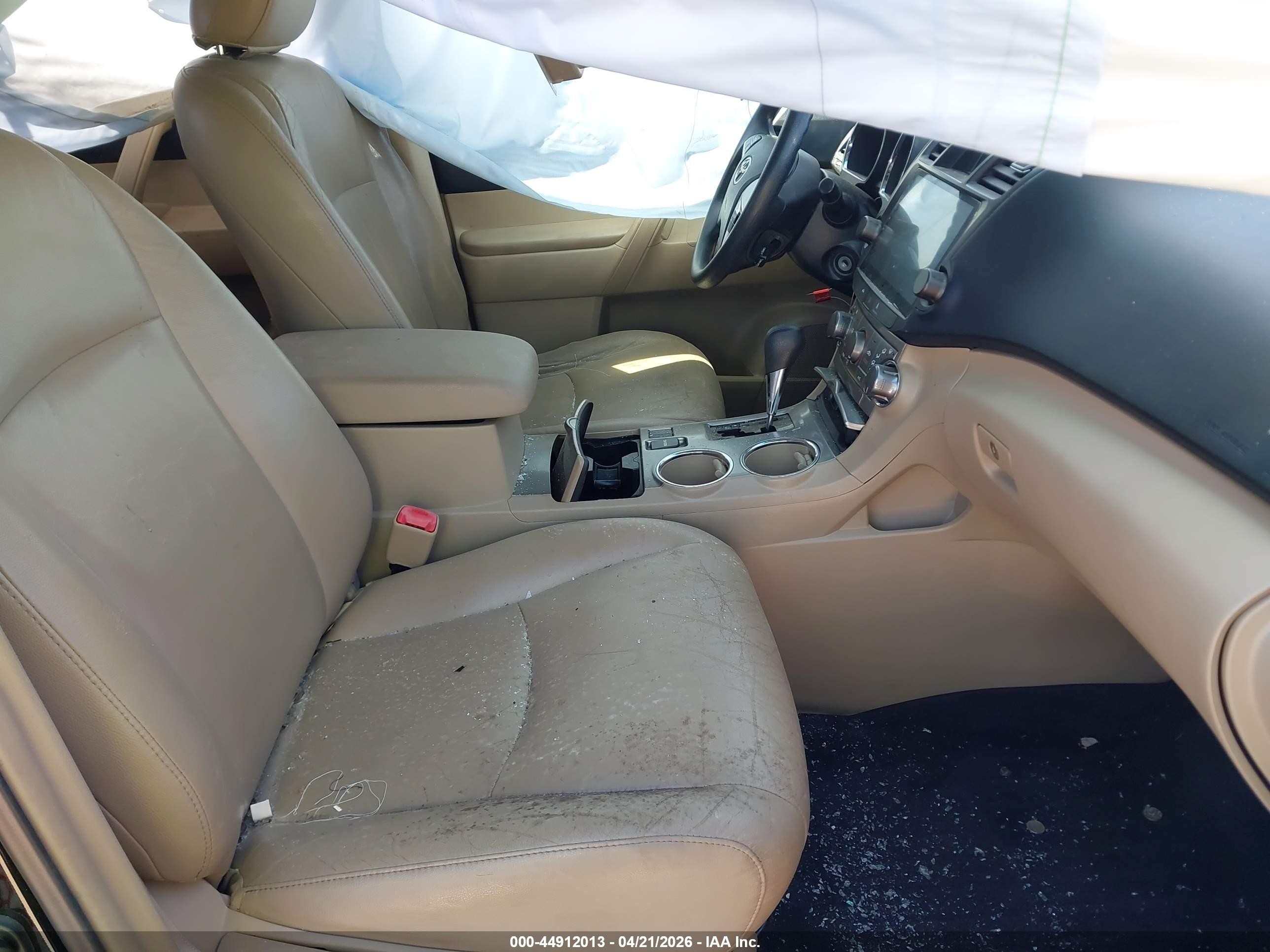 2013 Toyota Highlander   Black vin: 5TDZA3EH2DS037350