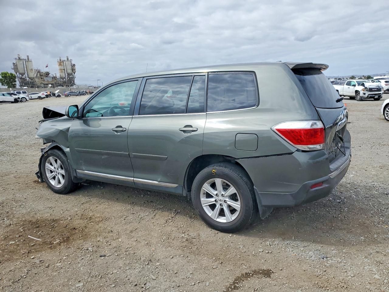 2012 Toyota Highlander Base Green vin: 5TDZA3EH3CS028879