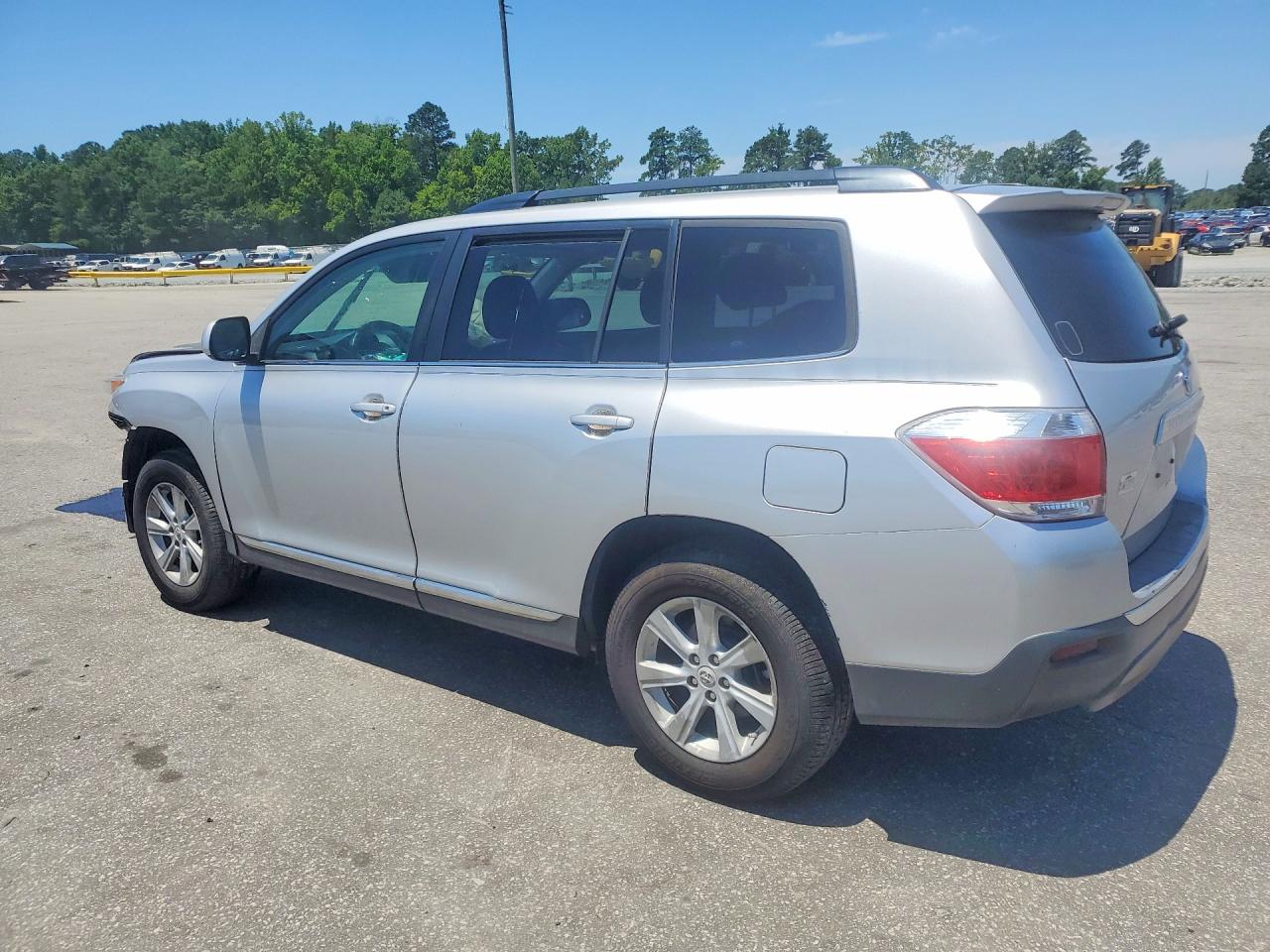 2013 Toyota Highlander Silver vin: 5TDZA3EH3DS033260