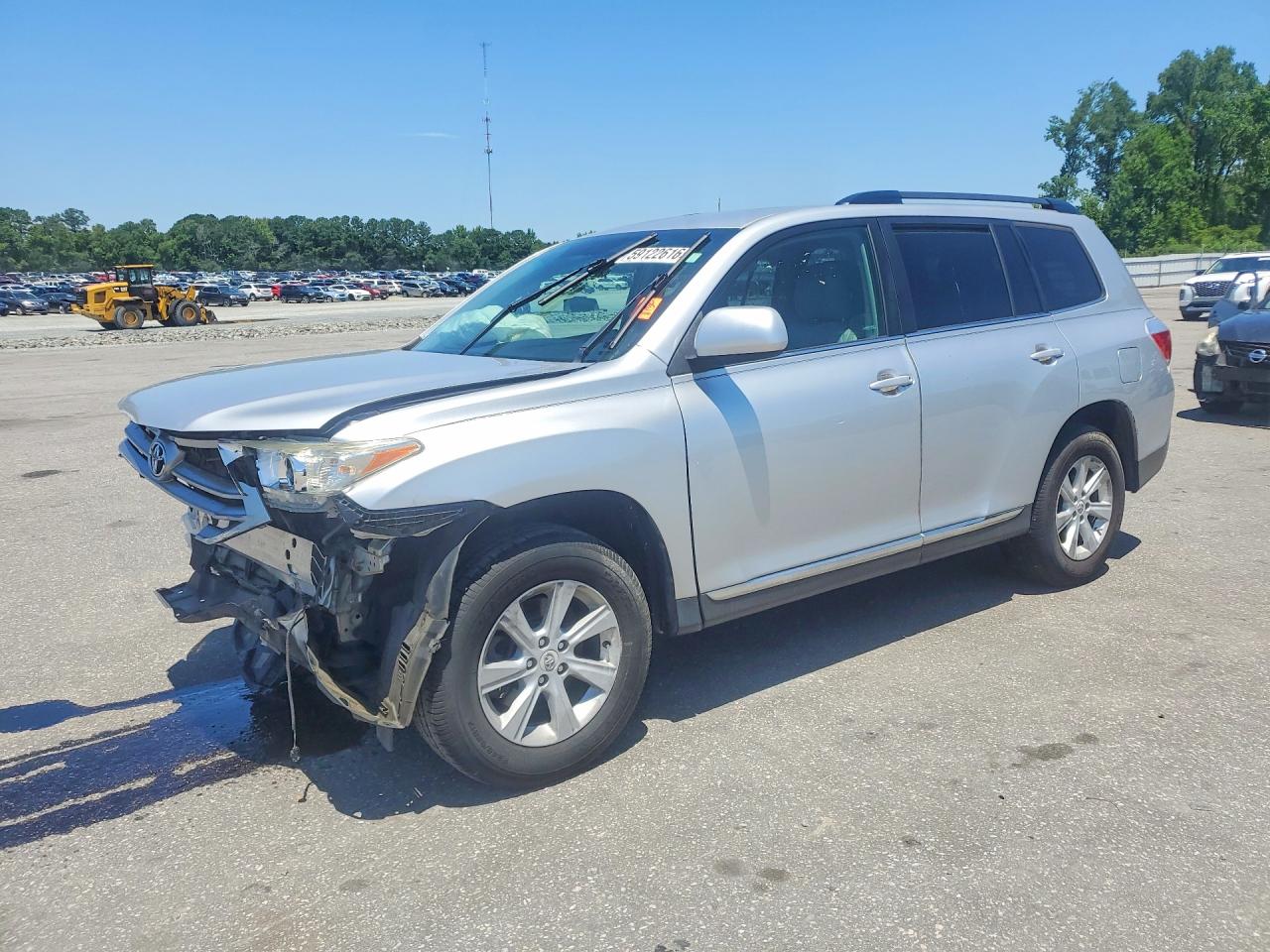 2013 Toyota Highlander Silver vin: 5TDZA3EH3DS033260