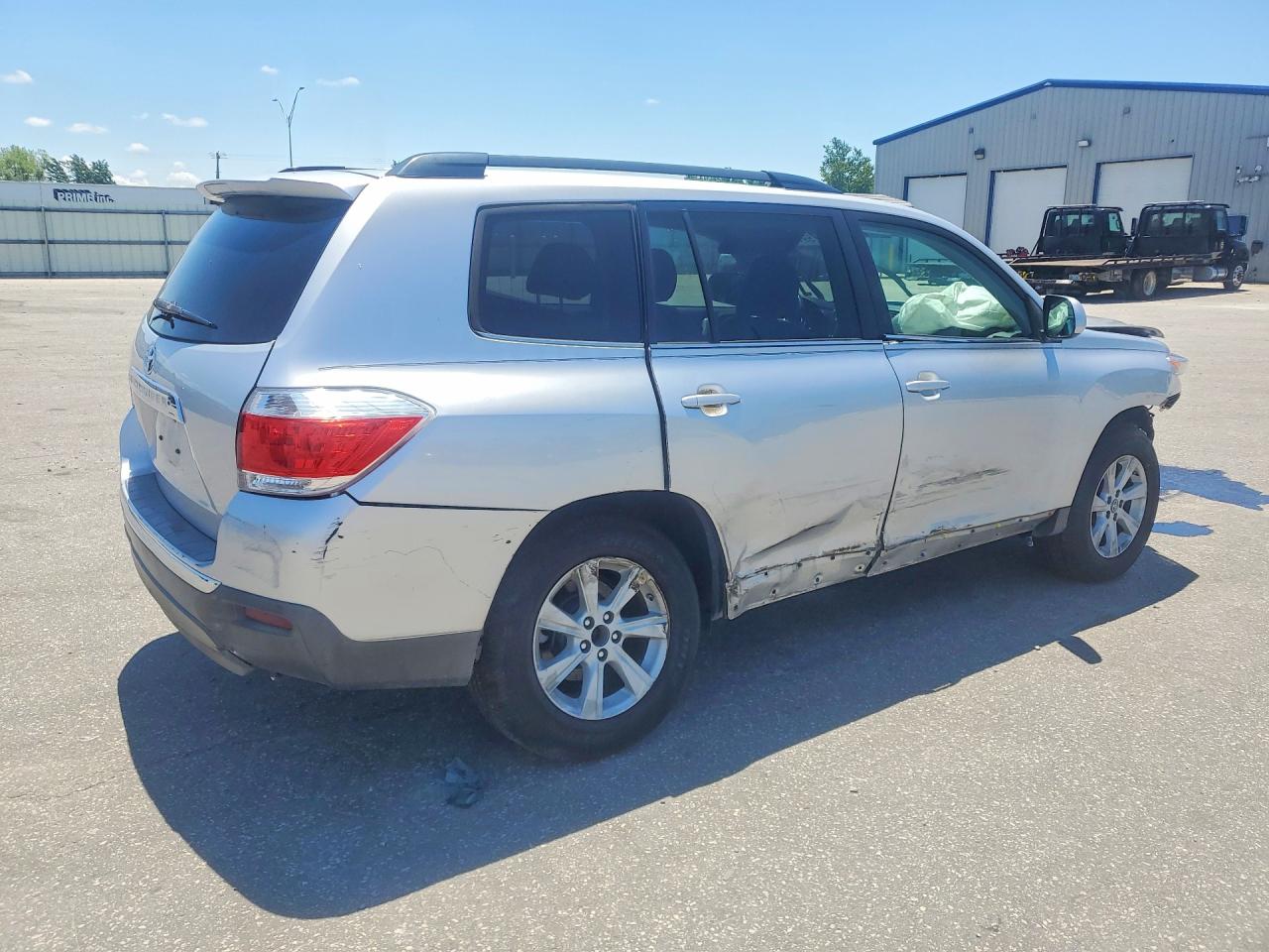 2013 Toyota Highlander Silver vin: 5TDZA3EH3DS033260