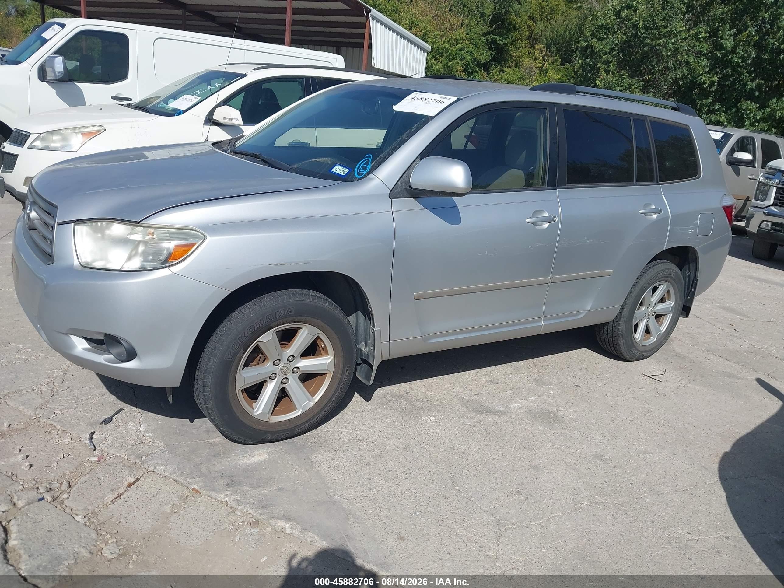 2010 Toyota Highlander   Gray vin: 5TDZA3EH4AS001641