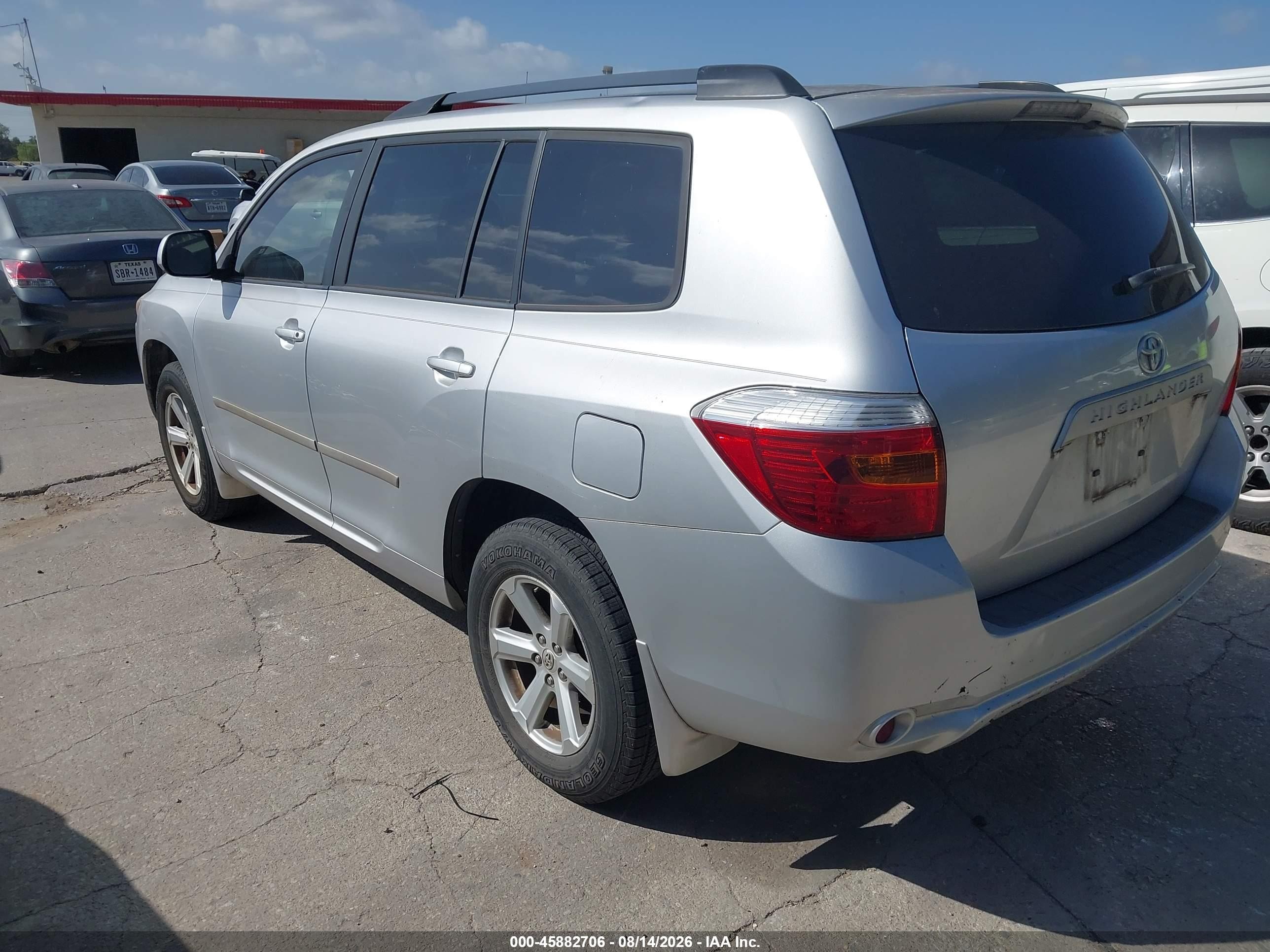 2010 Toyota Highlander   Gray vin: 5TDZA3EH4AS001641