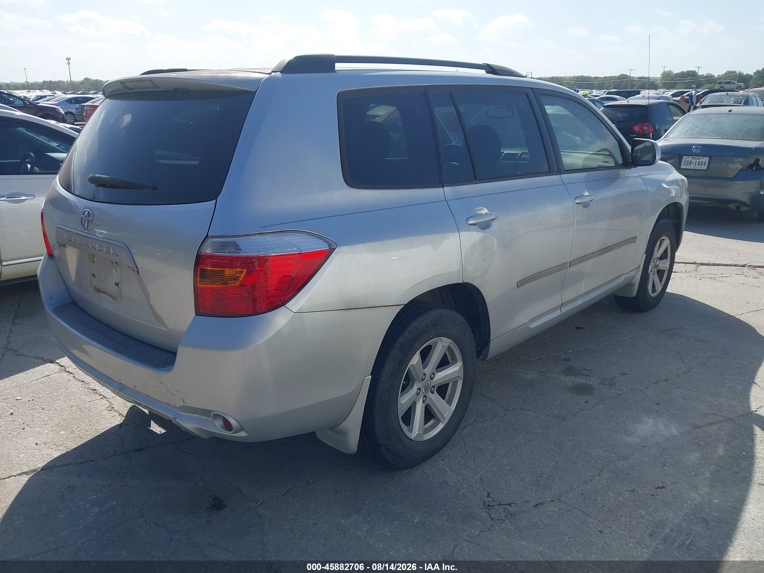 2010 Toyota Highlander   Gray vin: 5TDZA3EH4AS001641