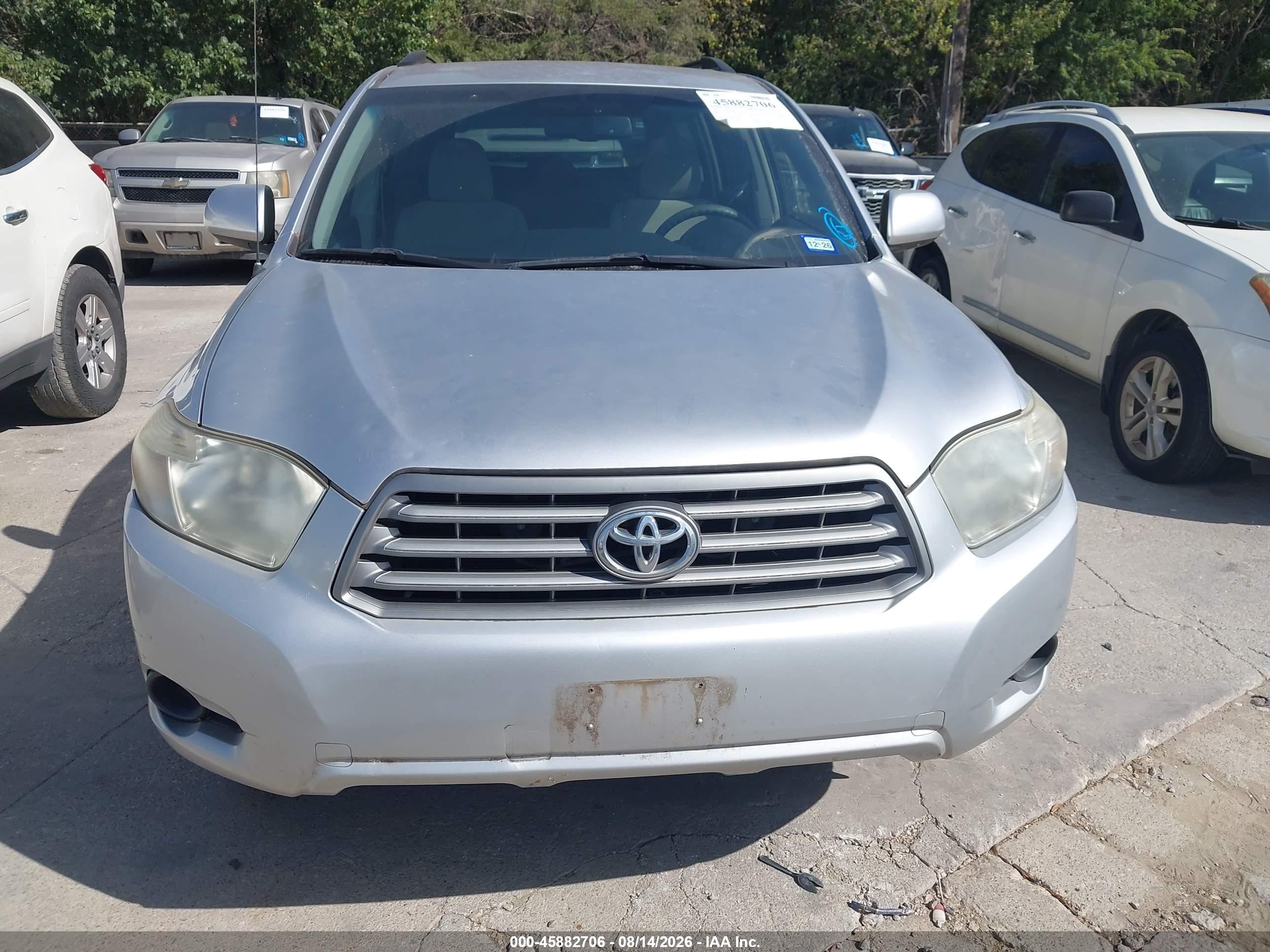 2010 Toyota Highlander   Gray vin: 5TDZA3EH4AS001641