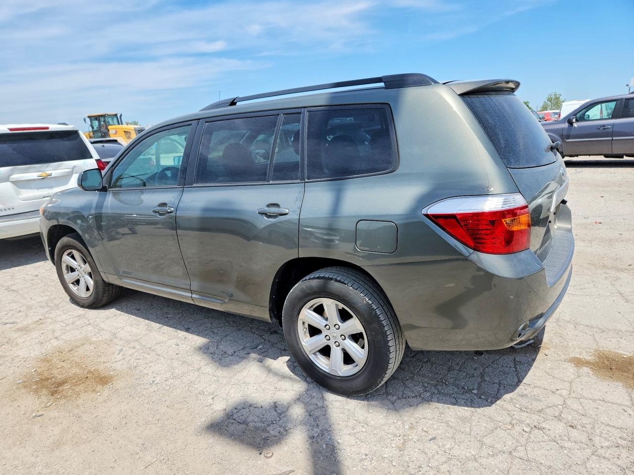 2010 Toyota Highlander Base Gray vin: 5TDZA3EH5AS007366